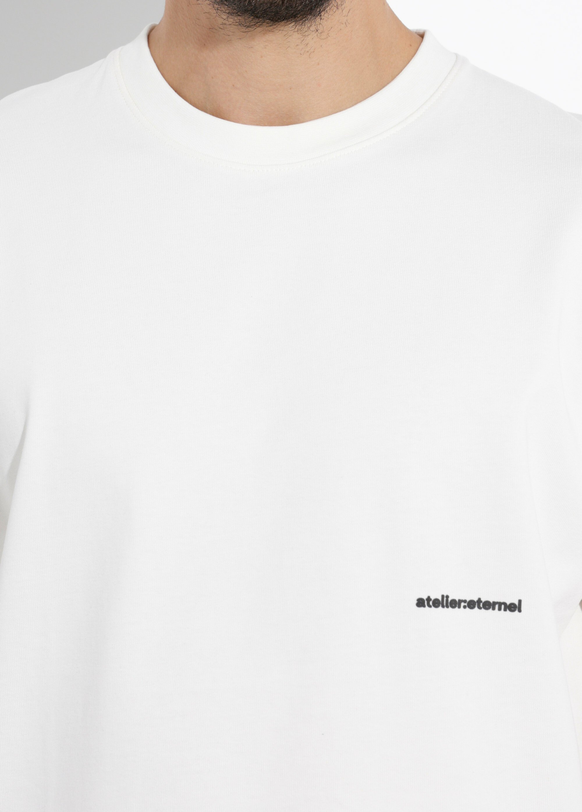 T-shirt inscriptions devant et dos Homme Beige IKA-25002 DE1