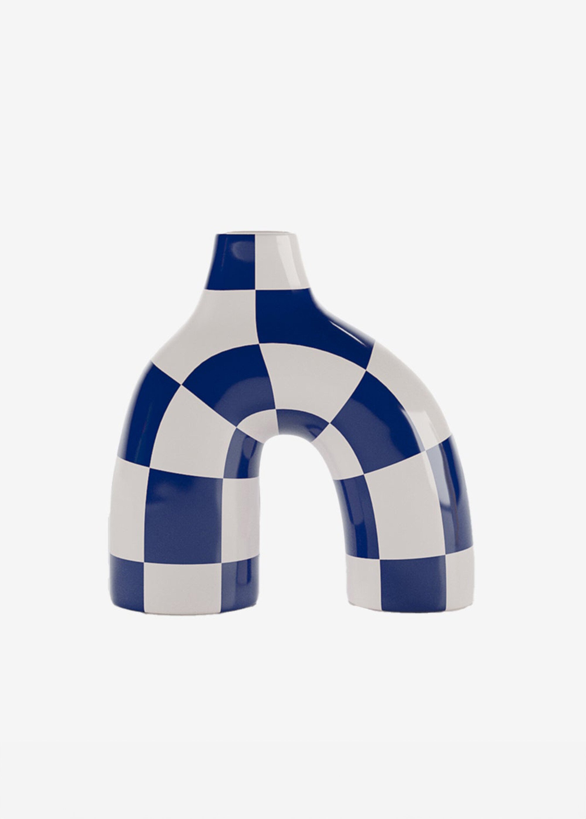 Vase céramique, inspiration art moderne Bleu POT-PHOENIX FA1