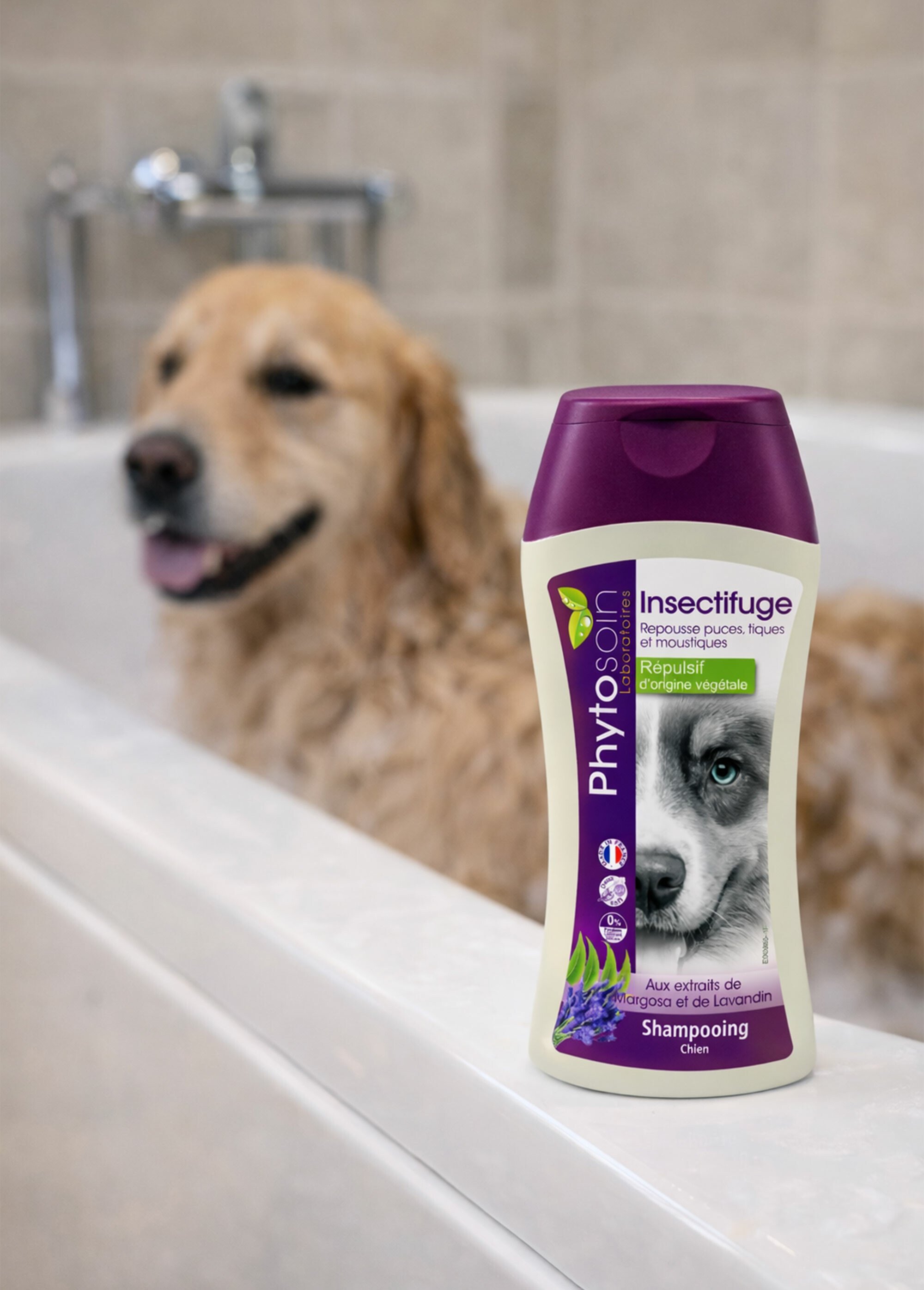 Shampoing insectifuge chien au Lavandin BLANC RIG-100958841F SI1