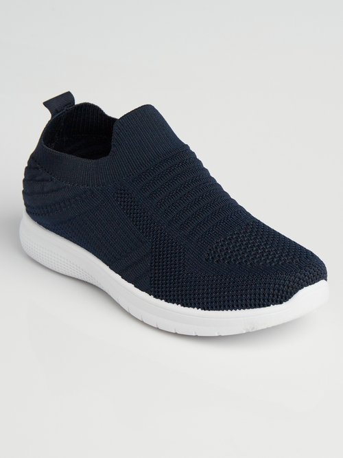 Baskets sportswear en mesh style jogers Femme Bleu LBSDFY9939 FA1