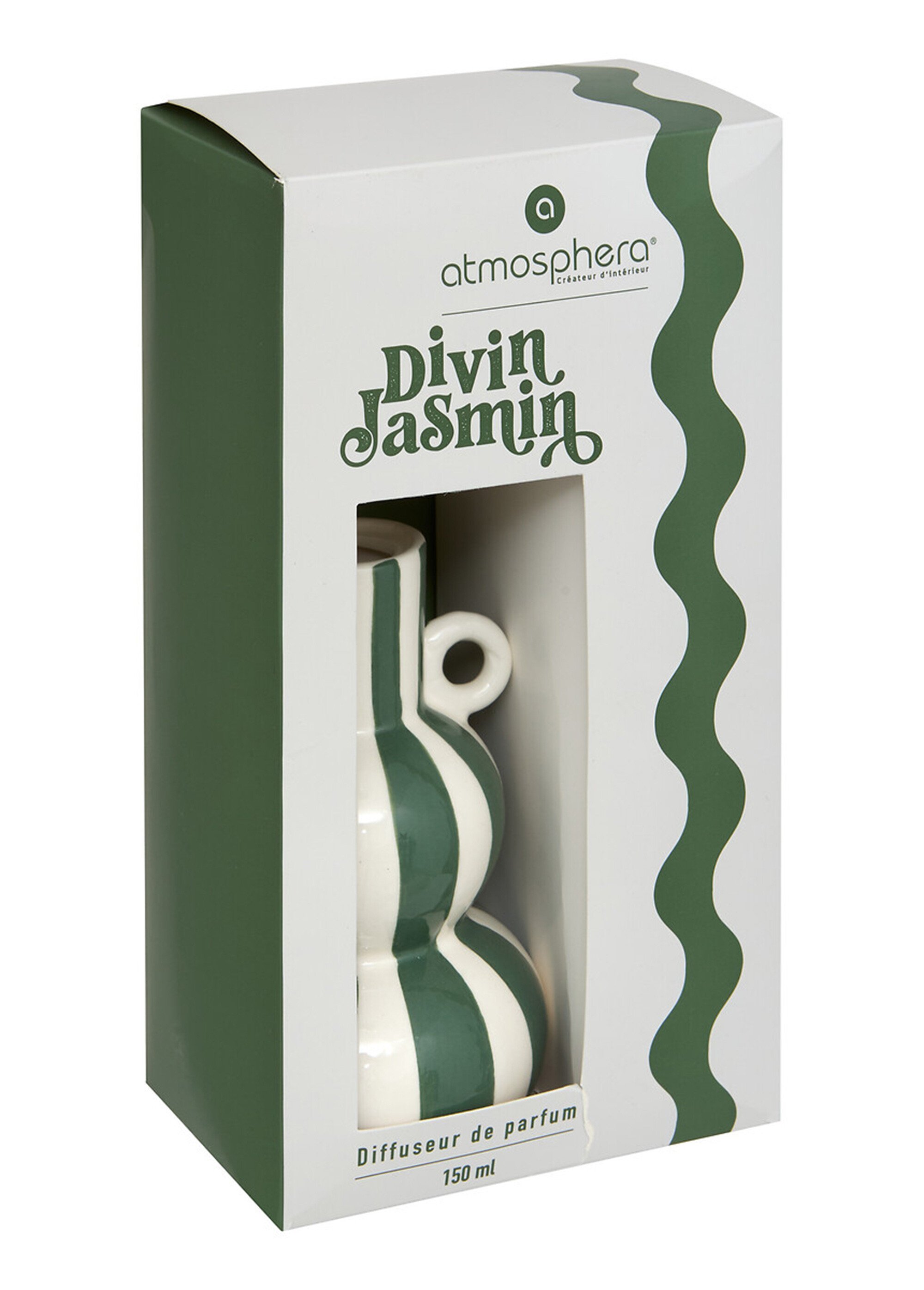 Diffuseur en céramique d'huile parfumée Vert JJA-211662 DE2