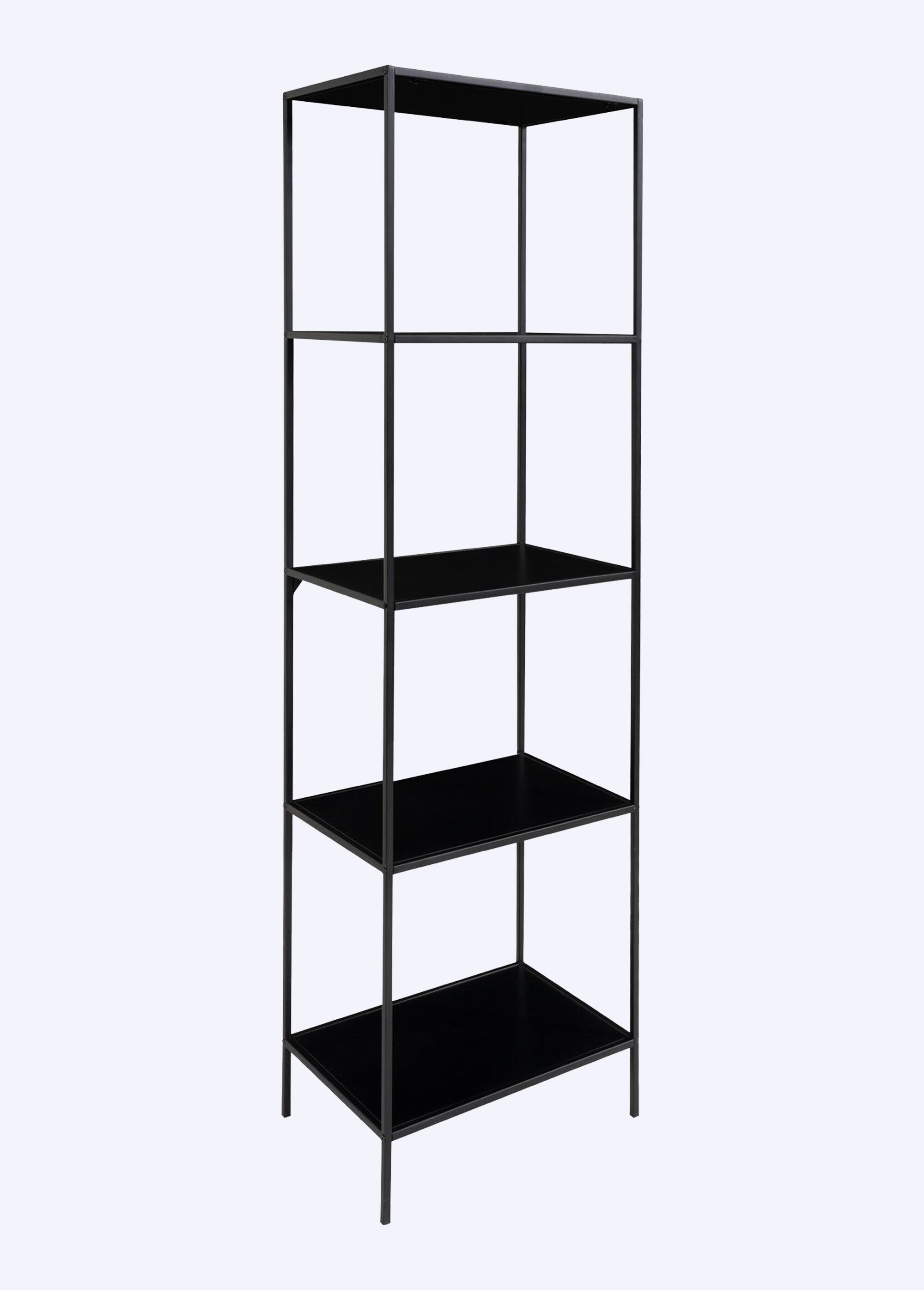 Etagère 5 niveaux en métal foncé