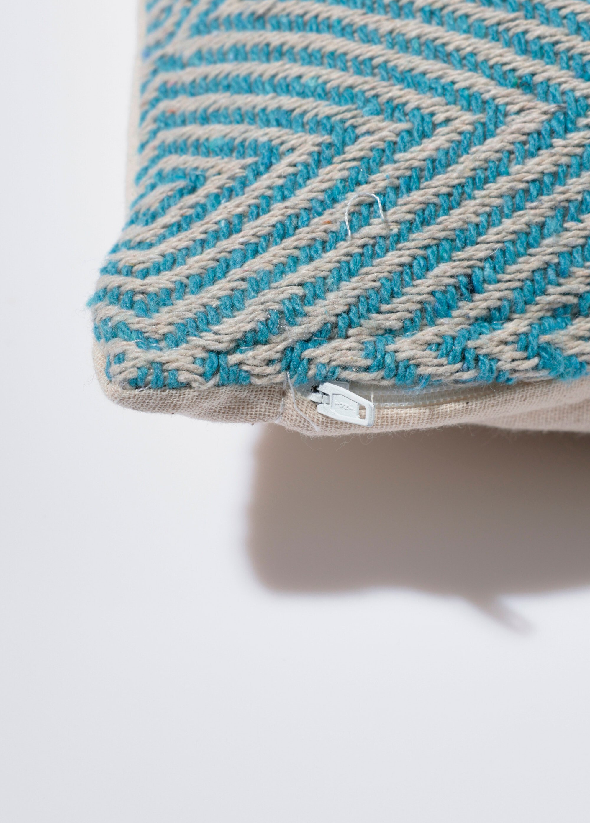 Housse coussin tissée 50x50cm, losanges