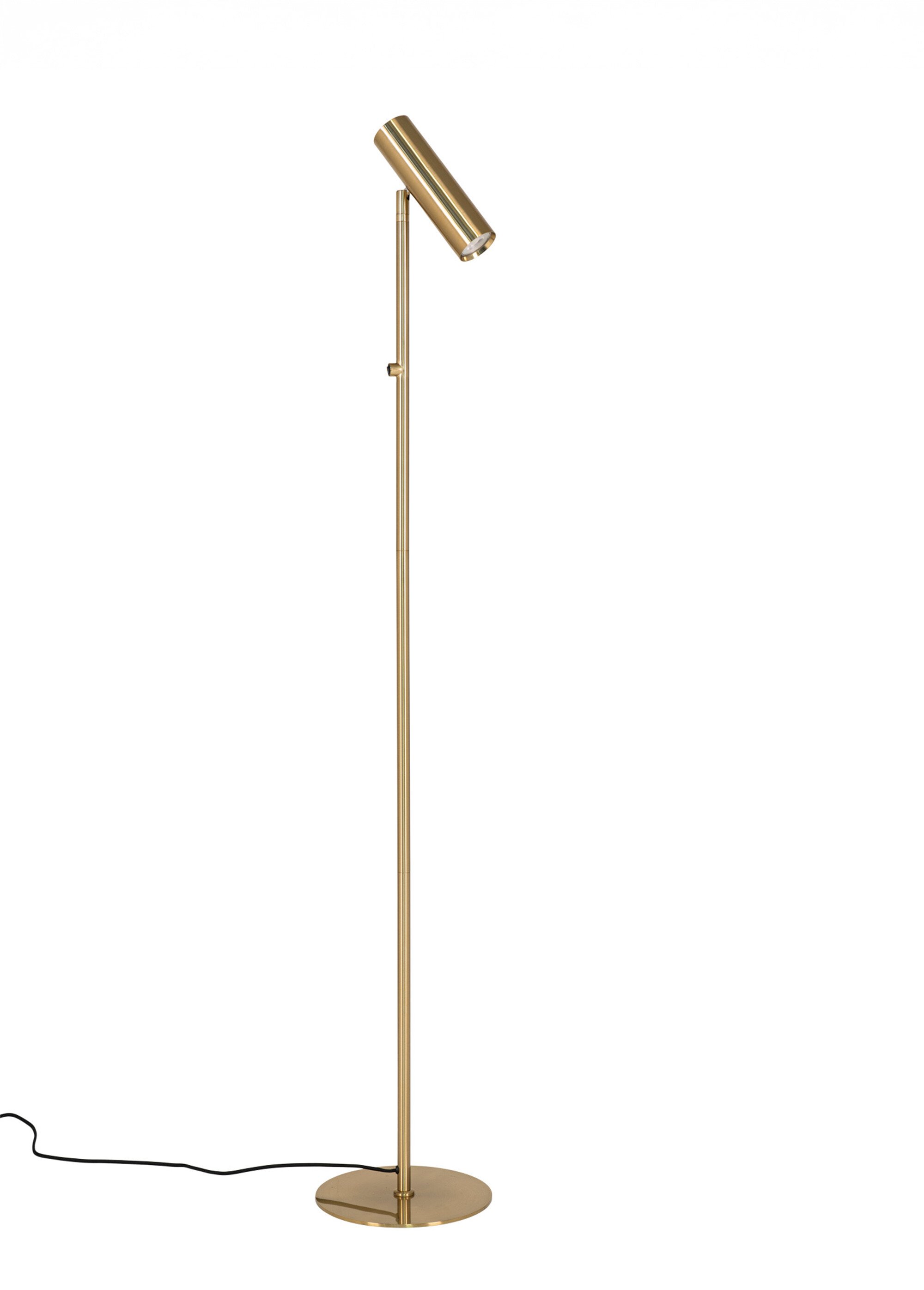 Lampadaire en laiton mat, forme épurée LAITON HN-6409104 FA1