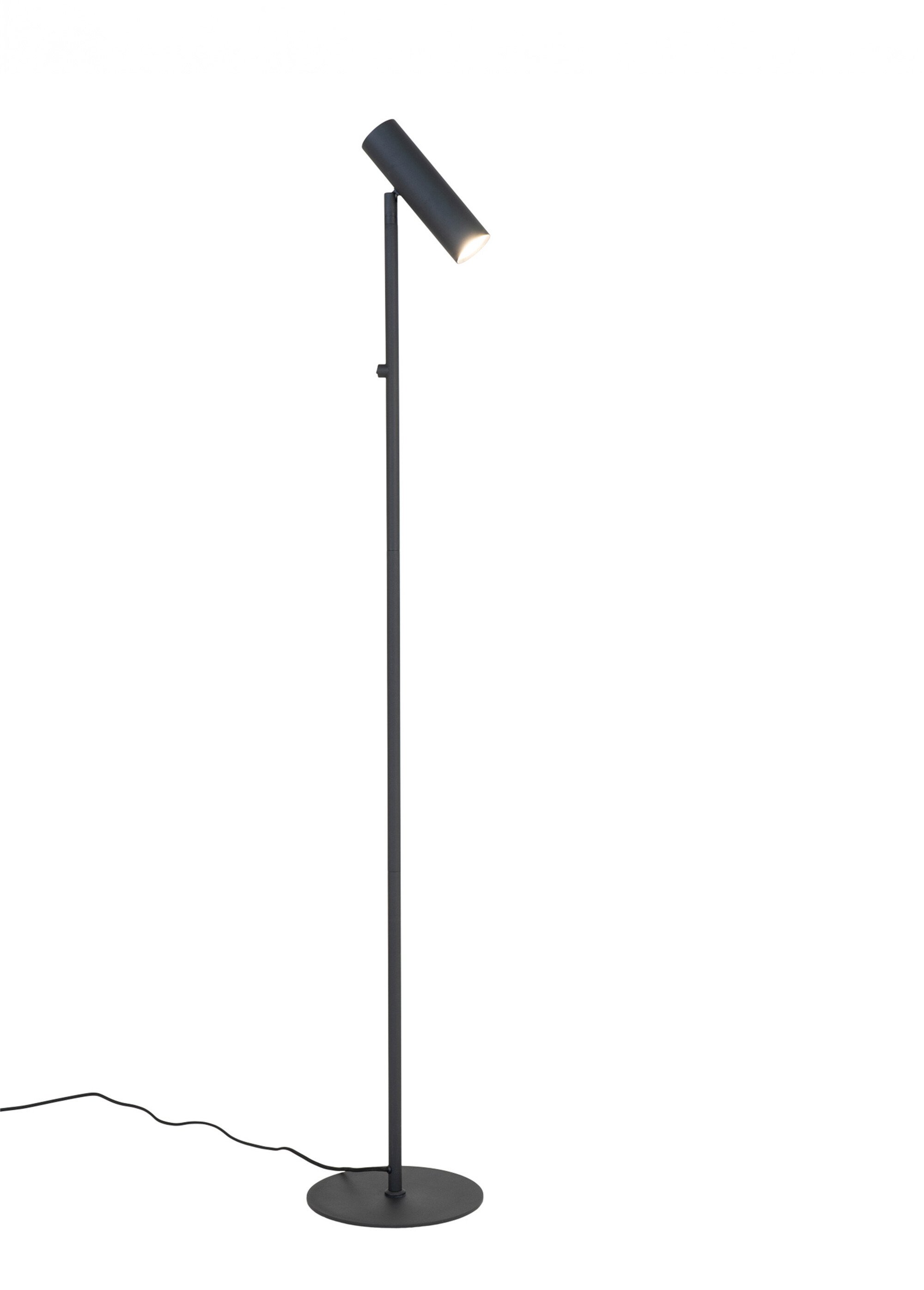 Lampadaire en métal mat, forme épurée NOIR HN-6409103 DE1