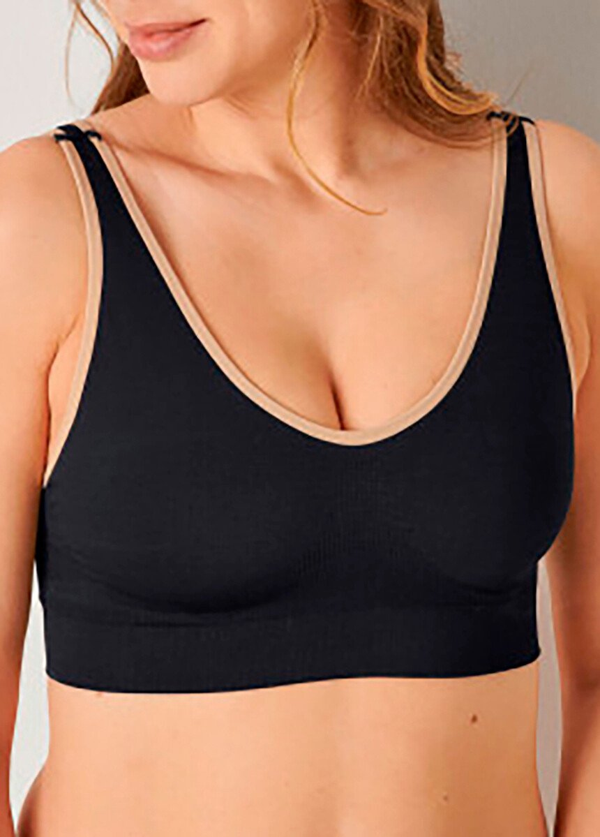 Lot de 2 Brassières réversibles sans couture