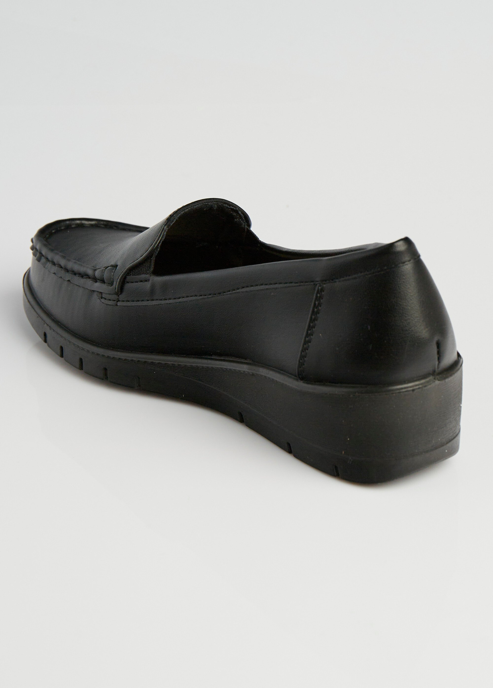 Mocassins avec semelle compensée fantaisie