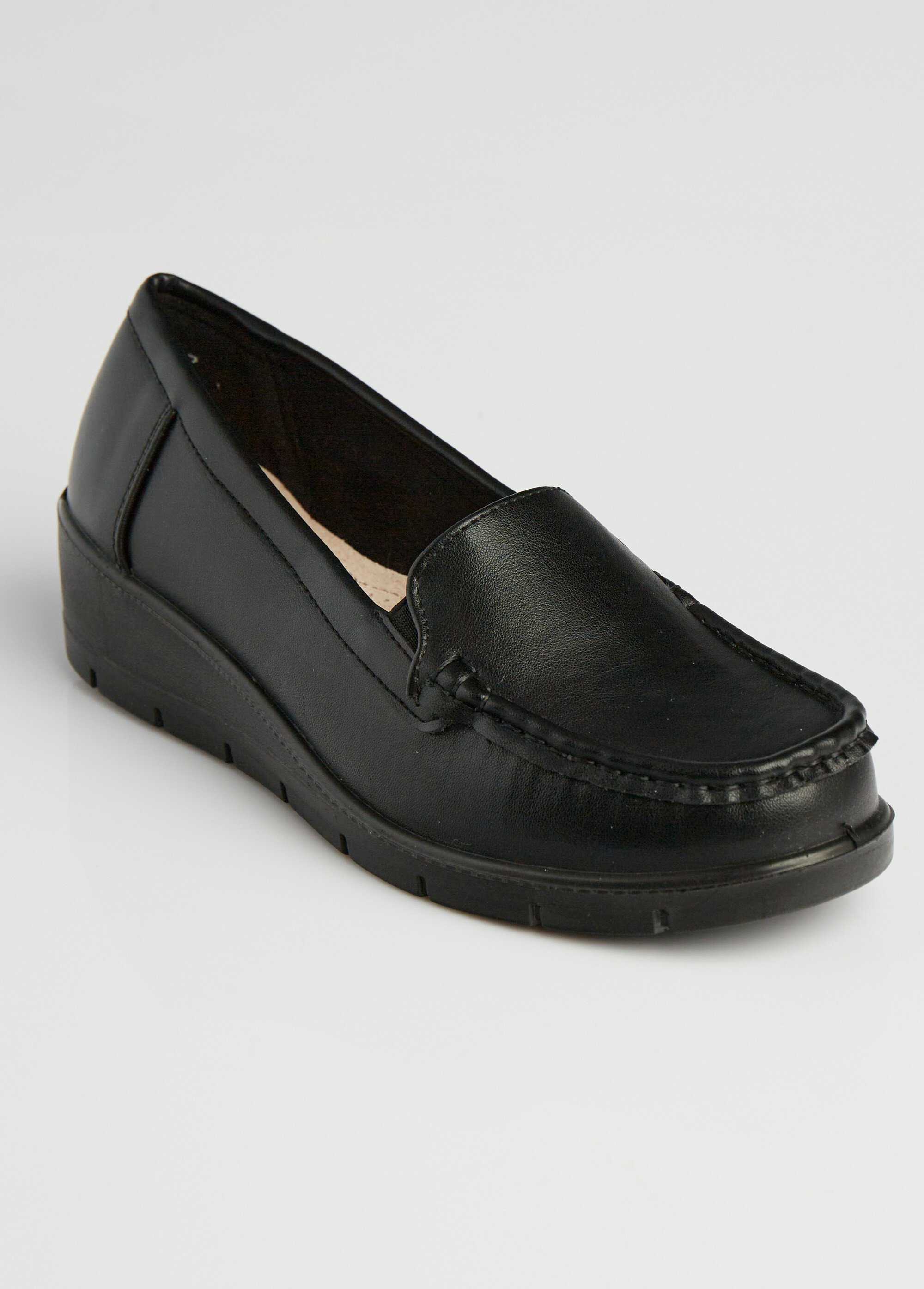 Mocassins avec semelle compensée fantaisie