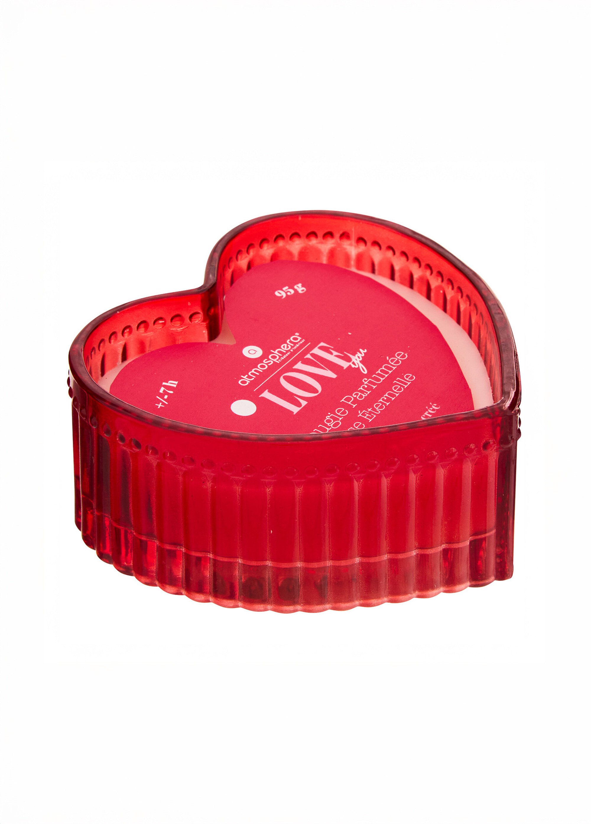 Petite bougie parfumée en verre, Love