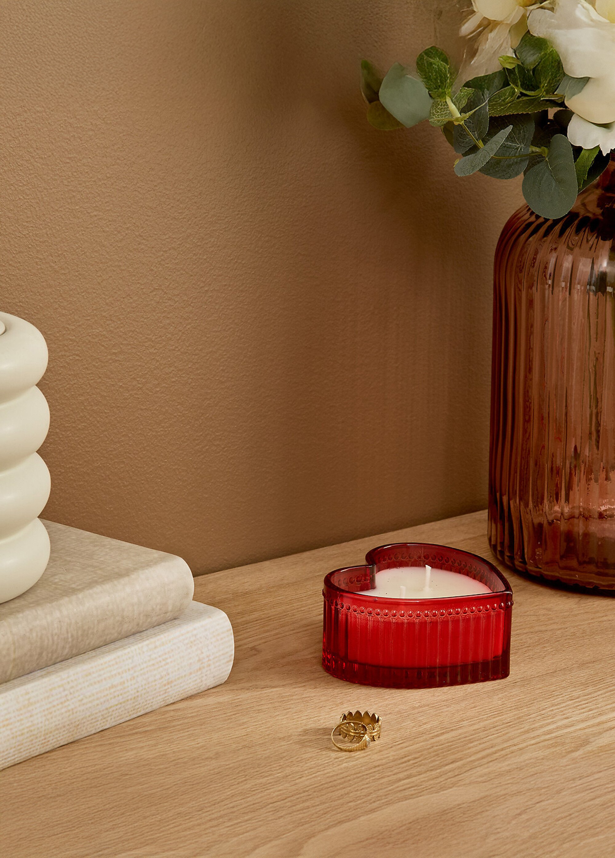 Petite bougie parfumée en verre, Love Rouge JJA-214861 SI1