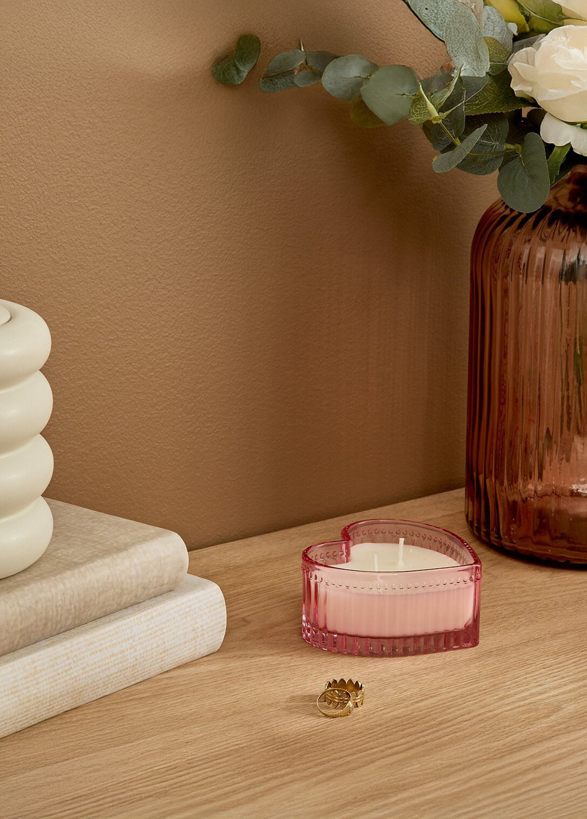 Petite bougie parfumée en verre, Love Rose JJA-214861 SI1