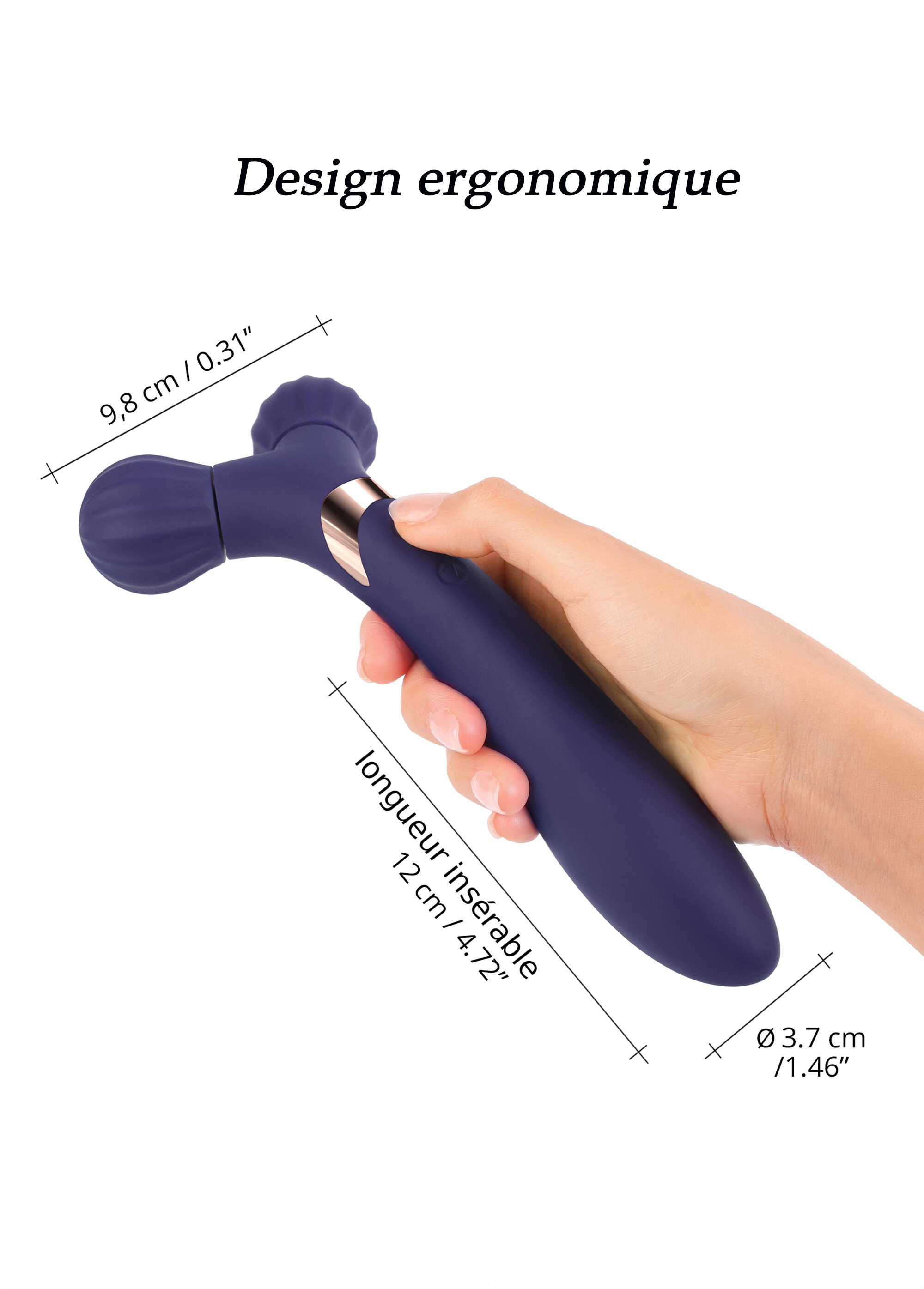Sextoy vibrant et massant Fire Ball BLEU LOV-6032770 DE3