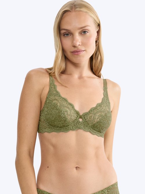 Soutien-gorge avec armatures, Amourette Femme Vert VADINO FA1