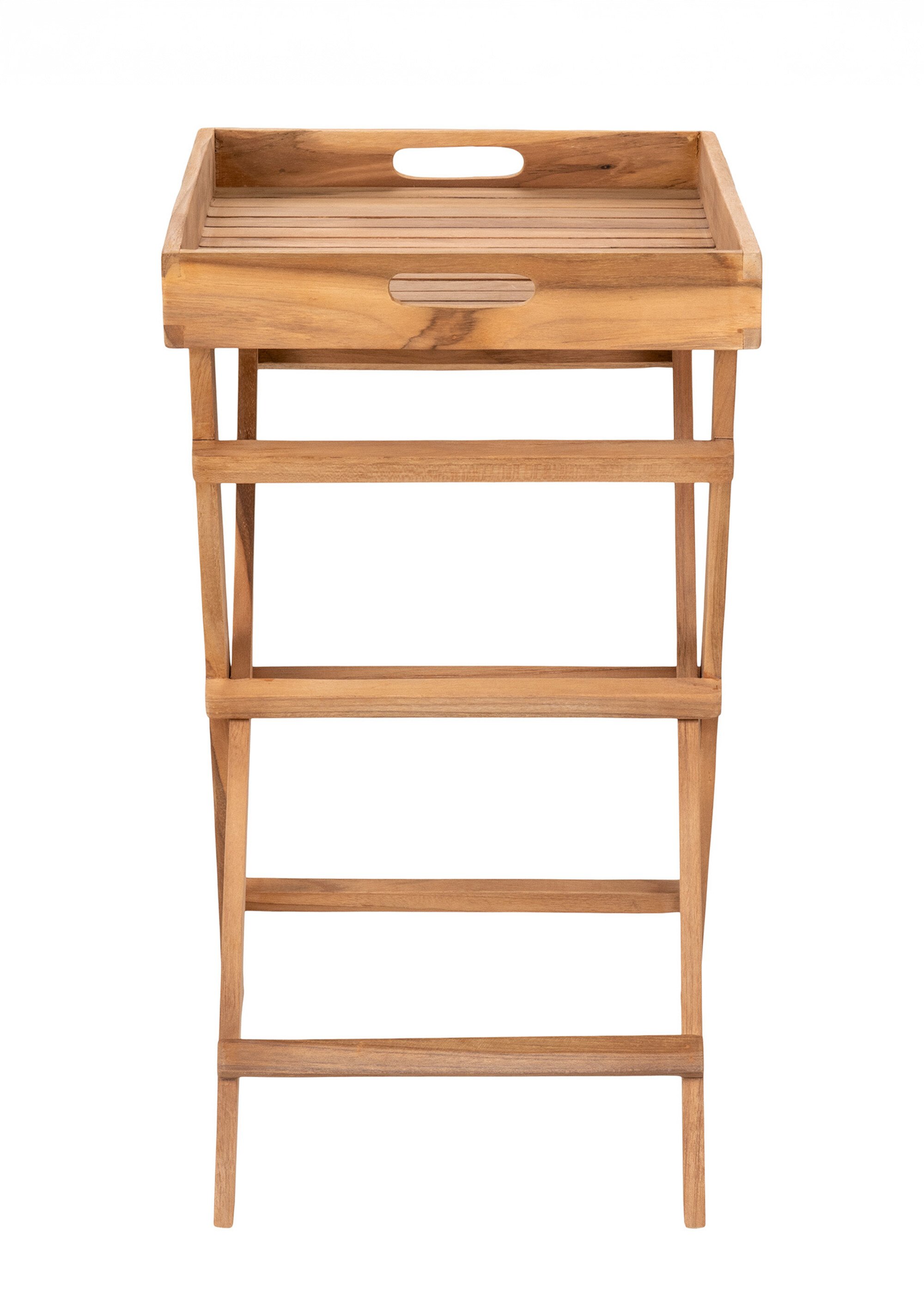 Table basse teck avec plateau amovible BEIGE HN-7501005 DE2