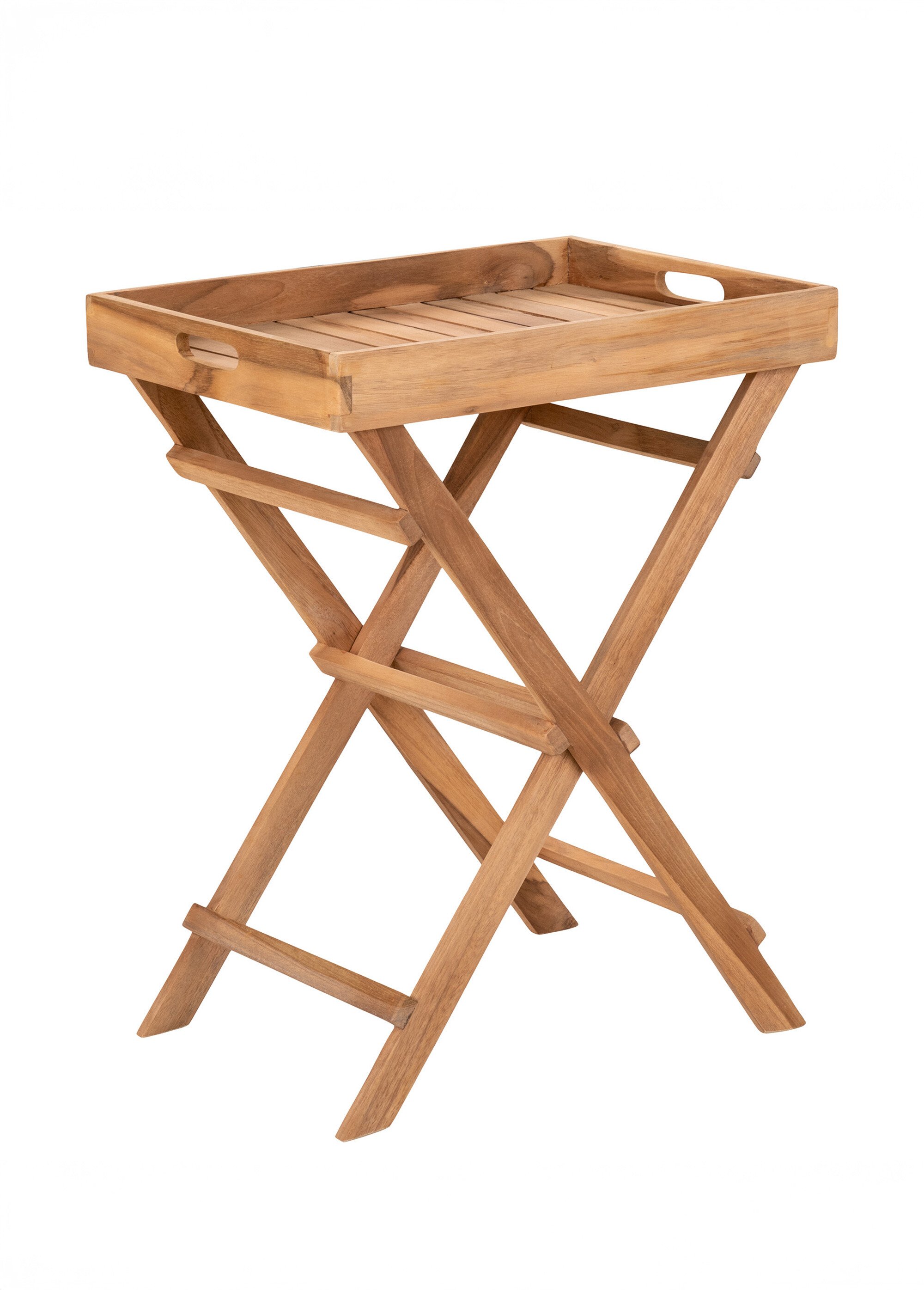 Table basse teck avec plateau amovible BEIGE HN-7501005 FA1