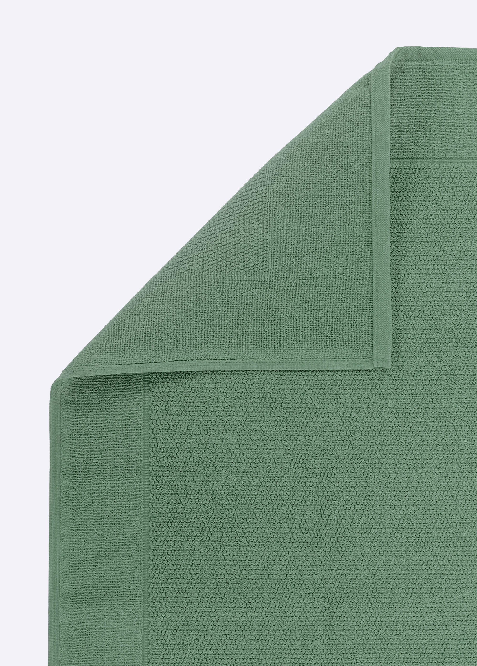 Tapis de bain en éponge avec fin liteau