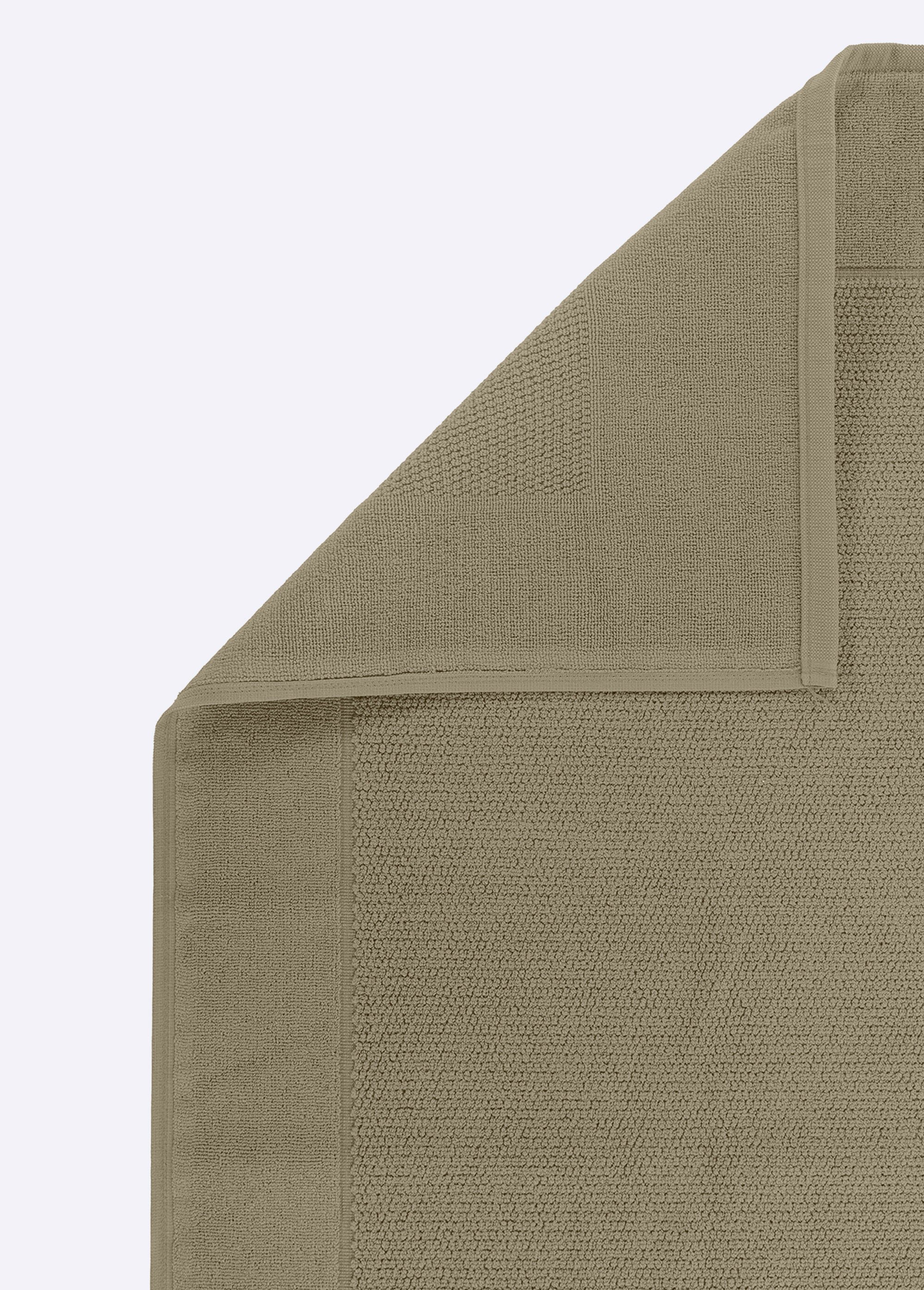 Tapis de bain en éponge avec fin liteau