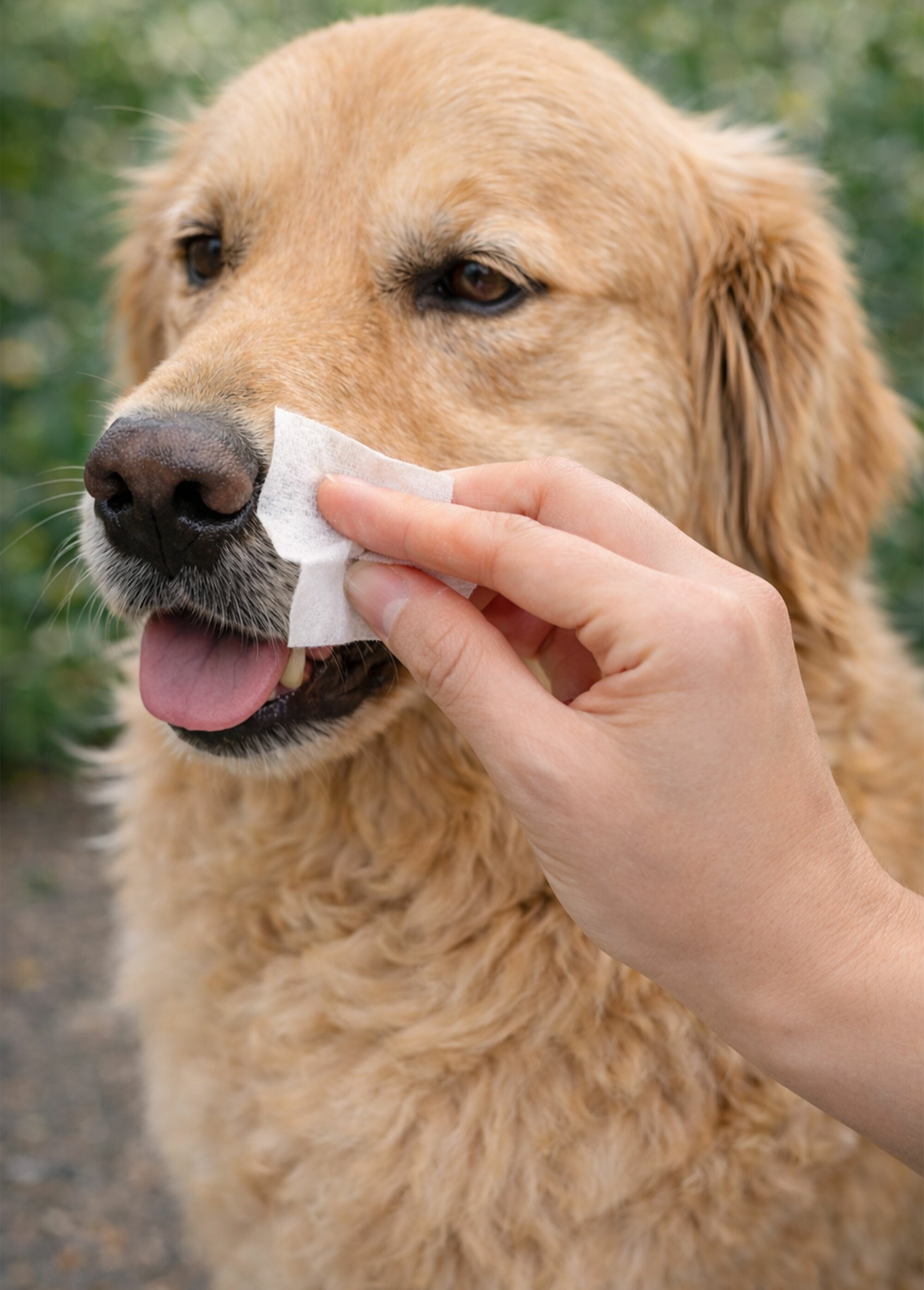 Lingettes yeux et truffe chien/chat BLANC RIG-10095019EL SI1