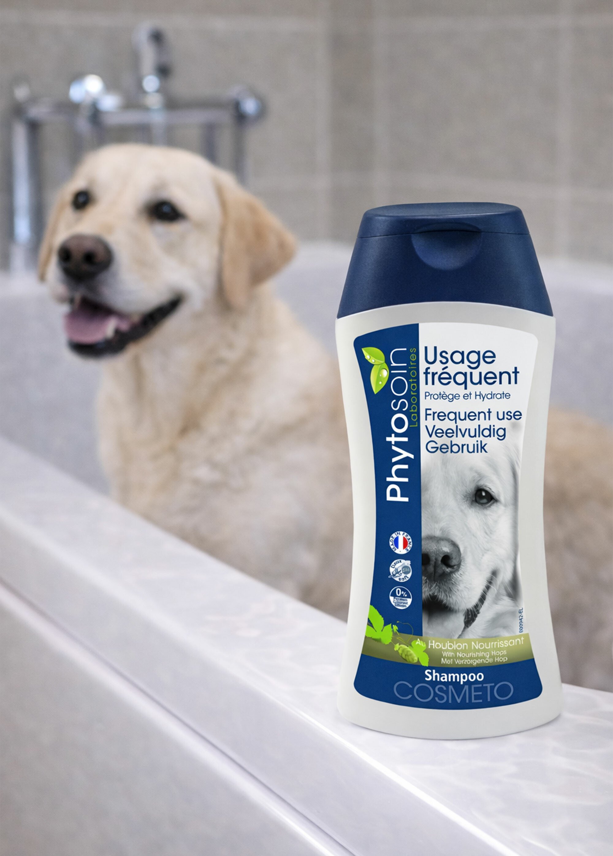 Shampooing usage fréquent pour chien BLANC RIG-10095794EL SI1