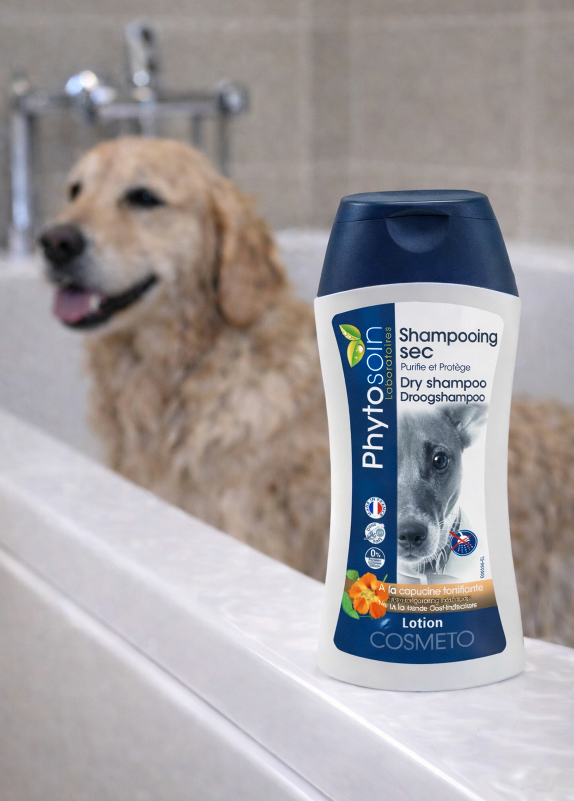 Shampoing sans rinçage chien, Capucine BLANC RIG-10094976EL SI1