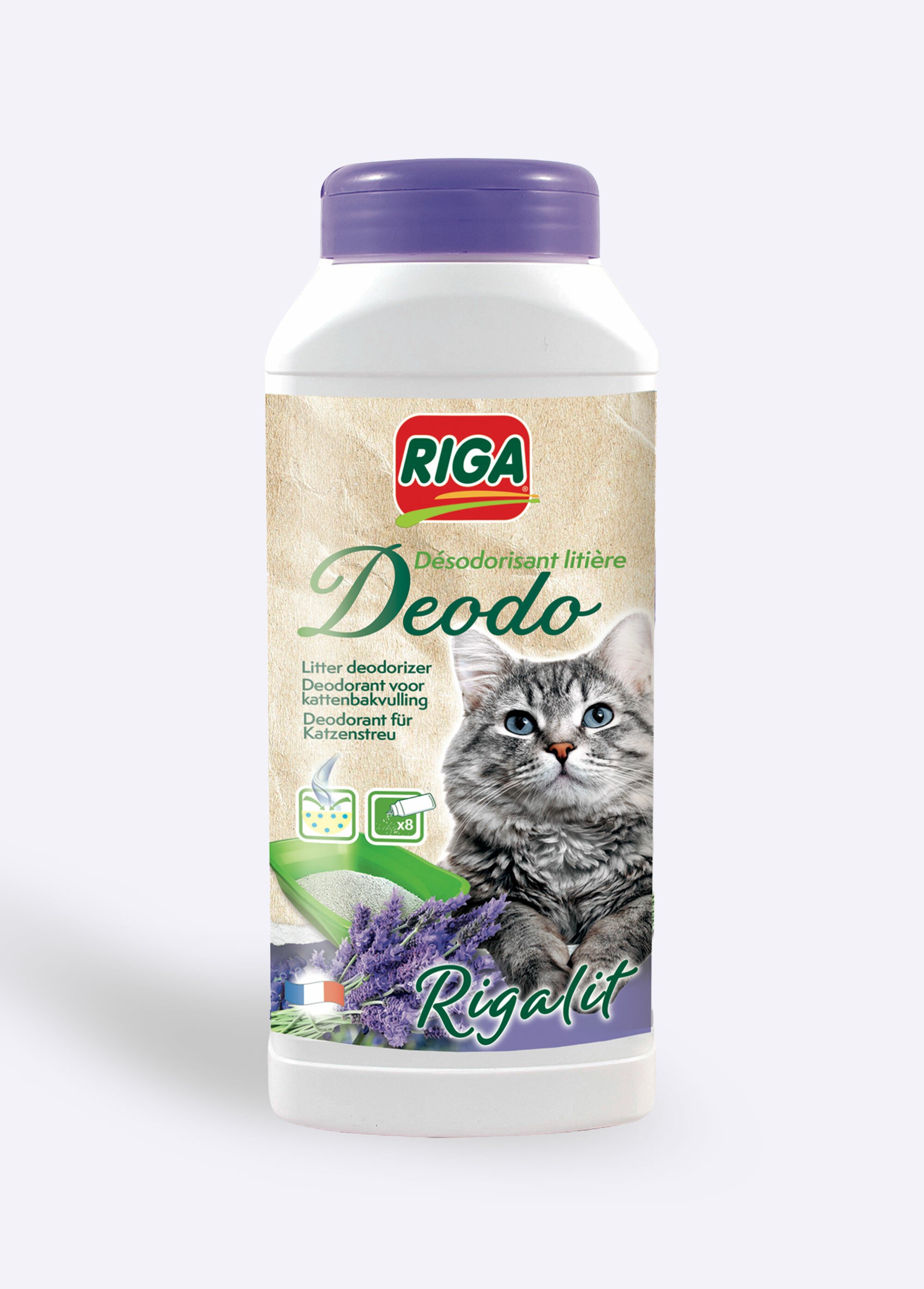 Désodorisant litière senteur Lavande VIOLET RIG-00065156EL FA1