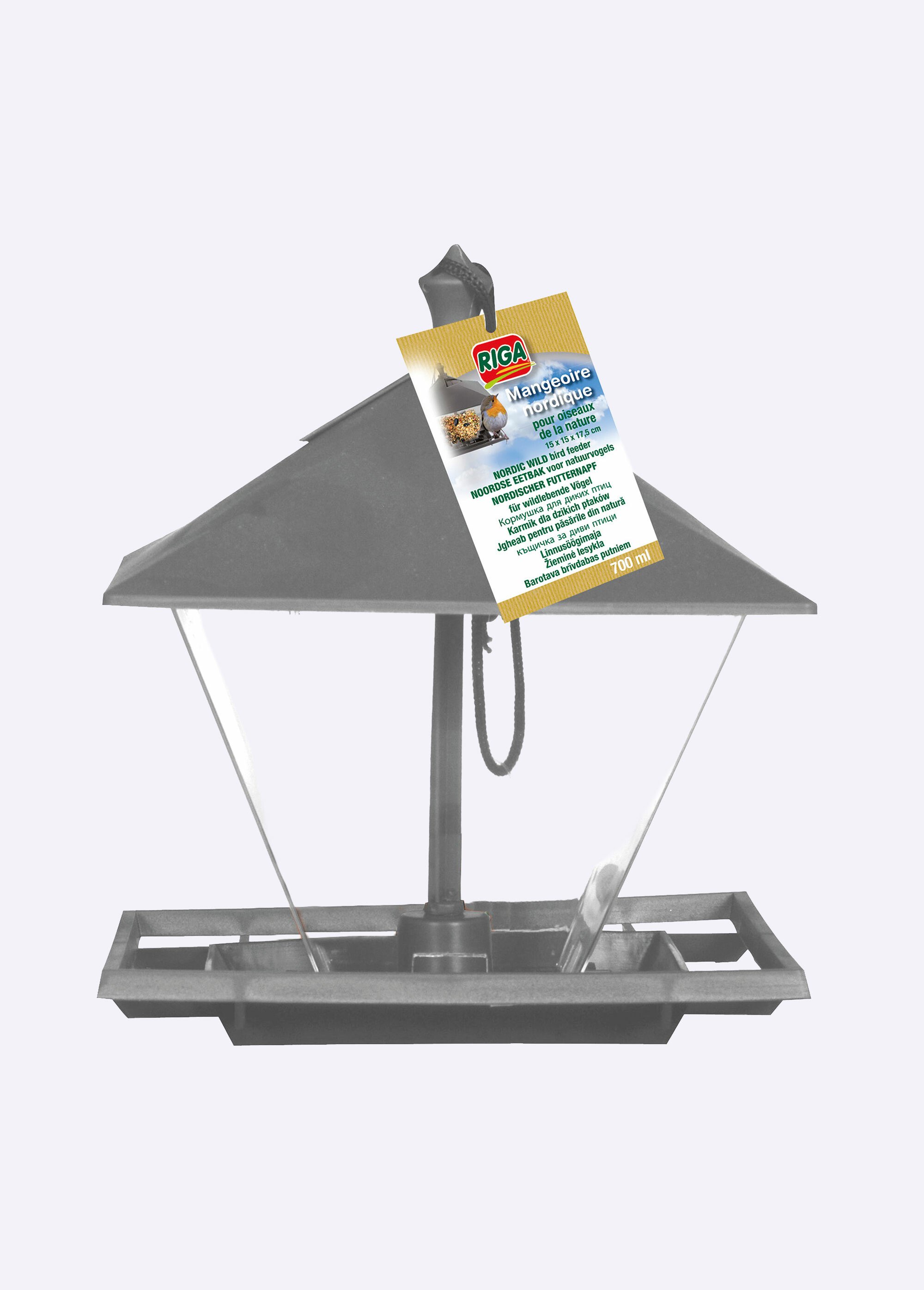 Mangeoire nordique pour oiseaux BEIGE RIG-00001691EL FA1