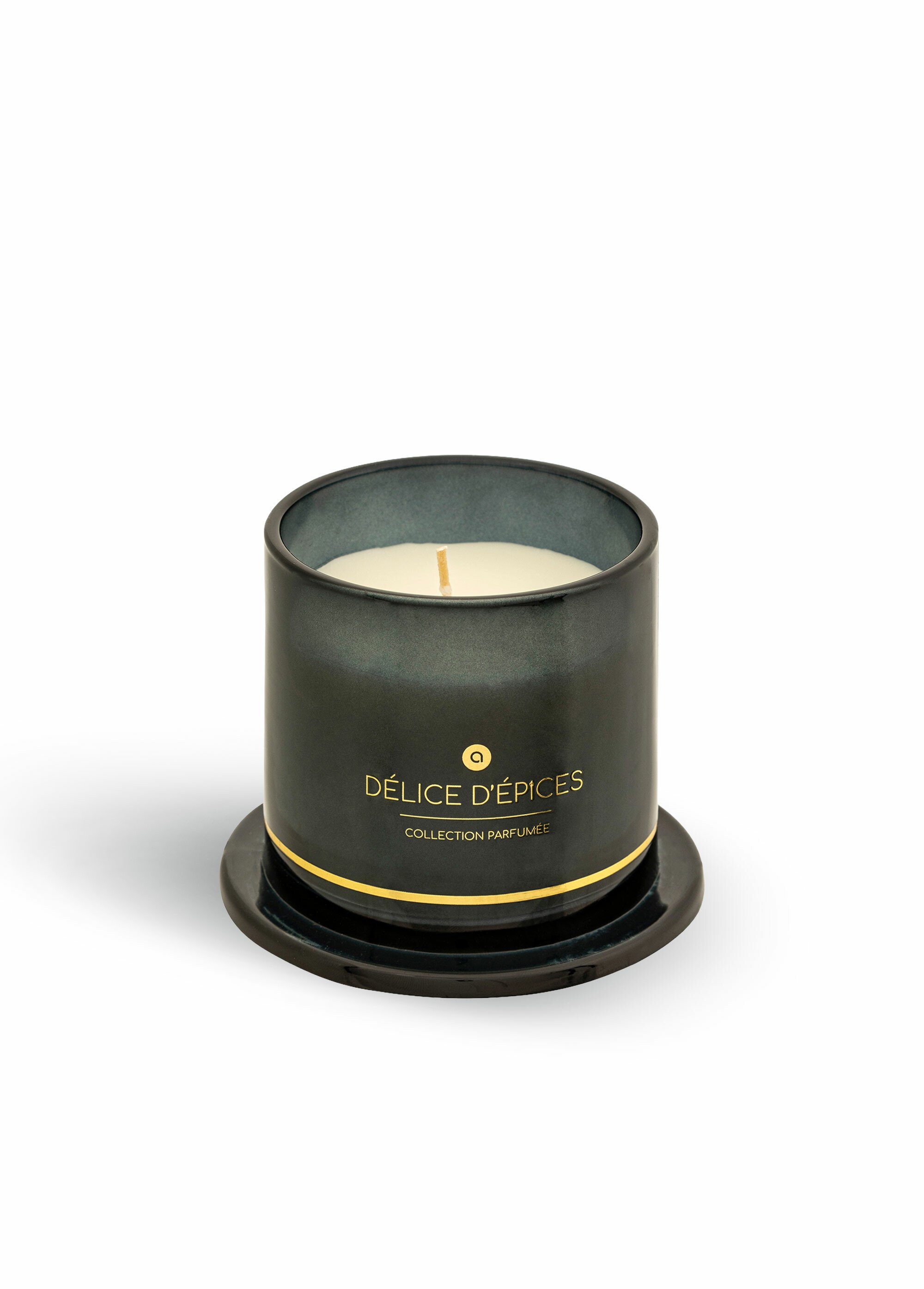 Bougie parfumée sous cloche de verre Orange JJA-204723 DE1