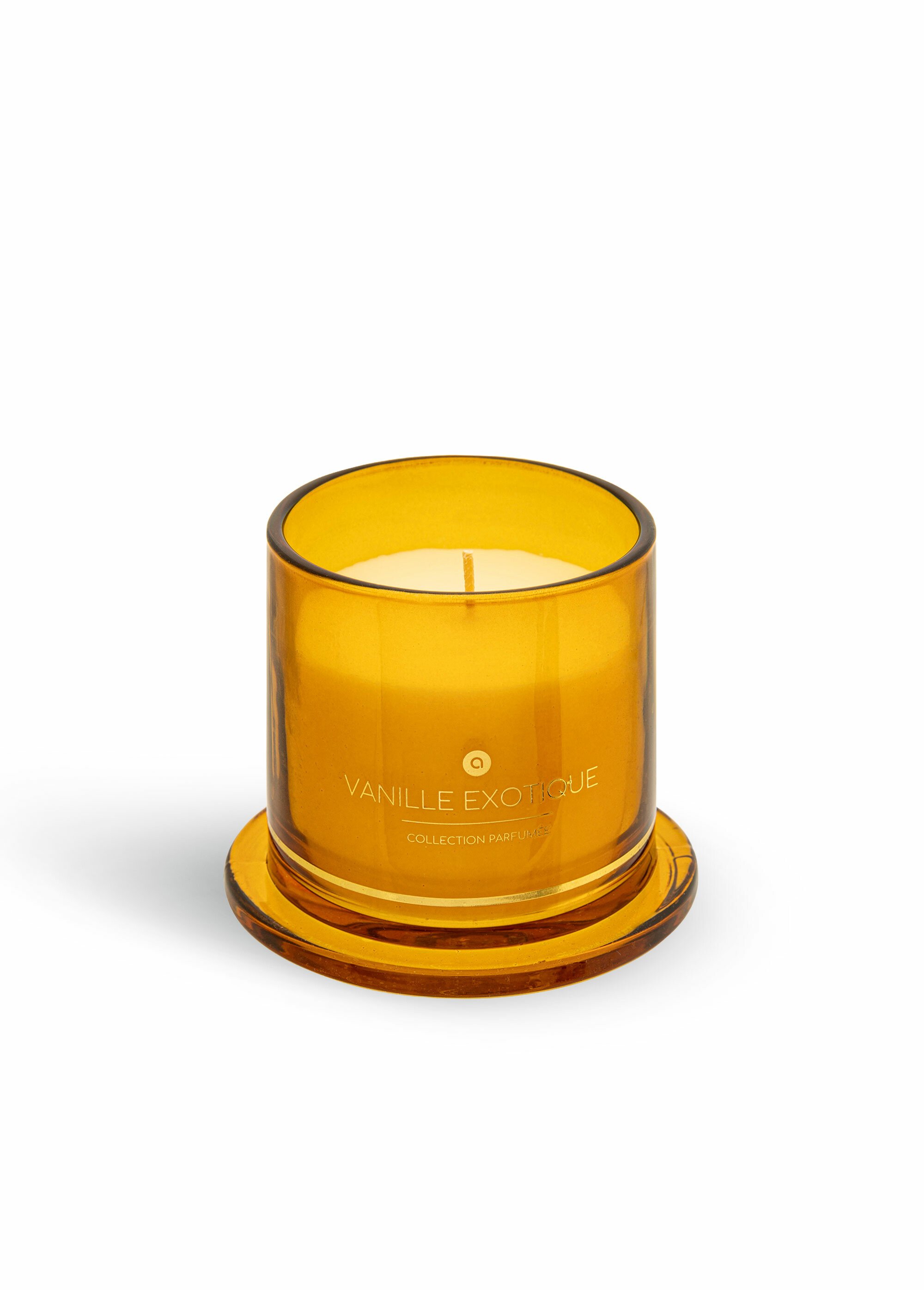 Bougie parfumée sous cloche de verre Jaune JJA-204723 DE1