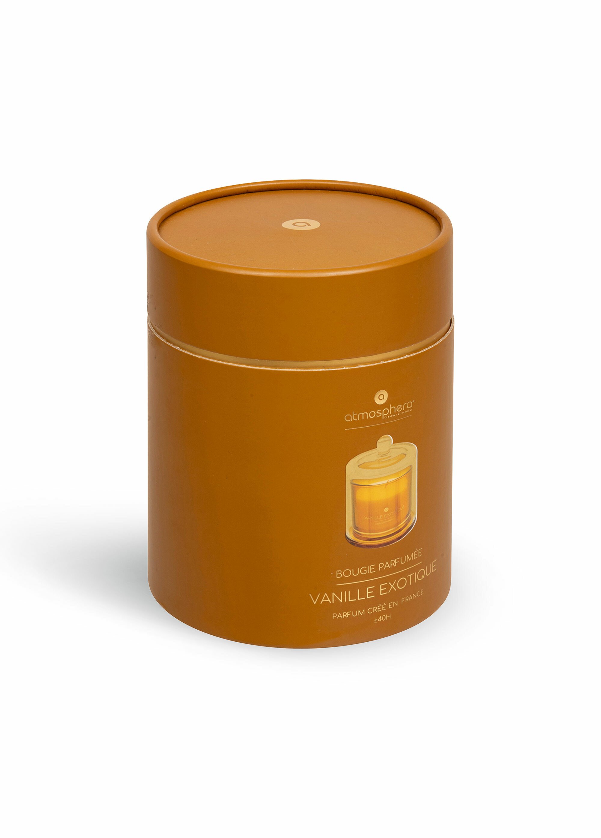 Bougie parfumée sous cloche de verre Jaune JJA-204723 DE3