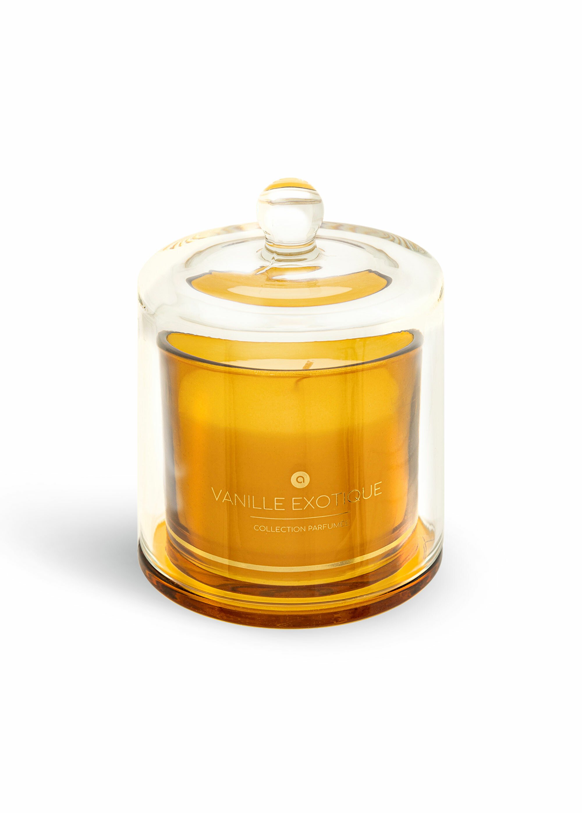 Bougie parfumée sous cloche de verre