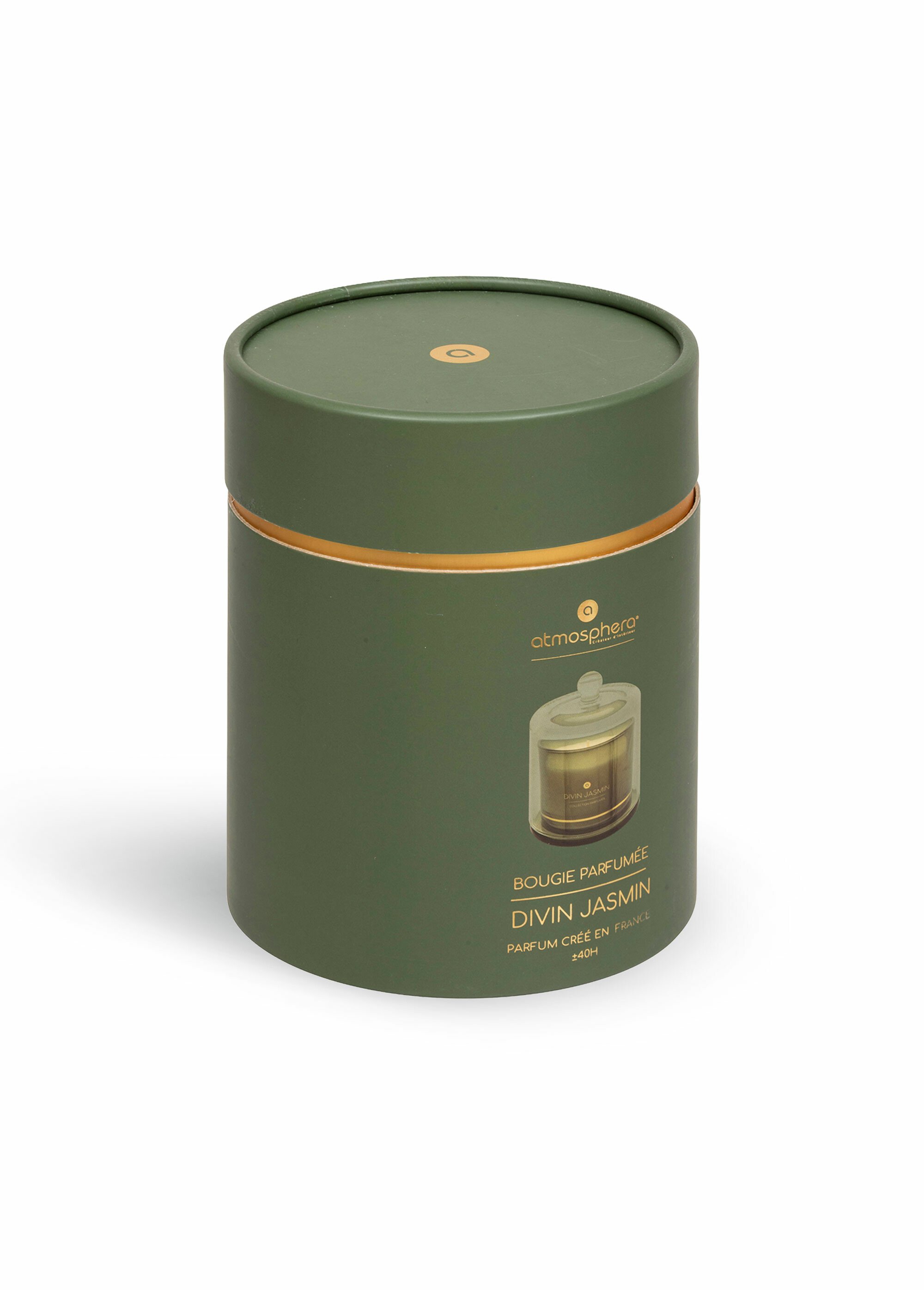 Bougie parfumée sous cloche de verre Vert JJA-204723 DE3
