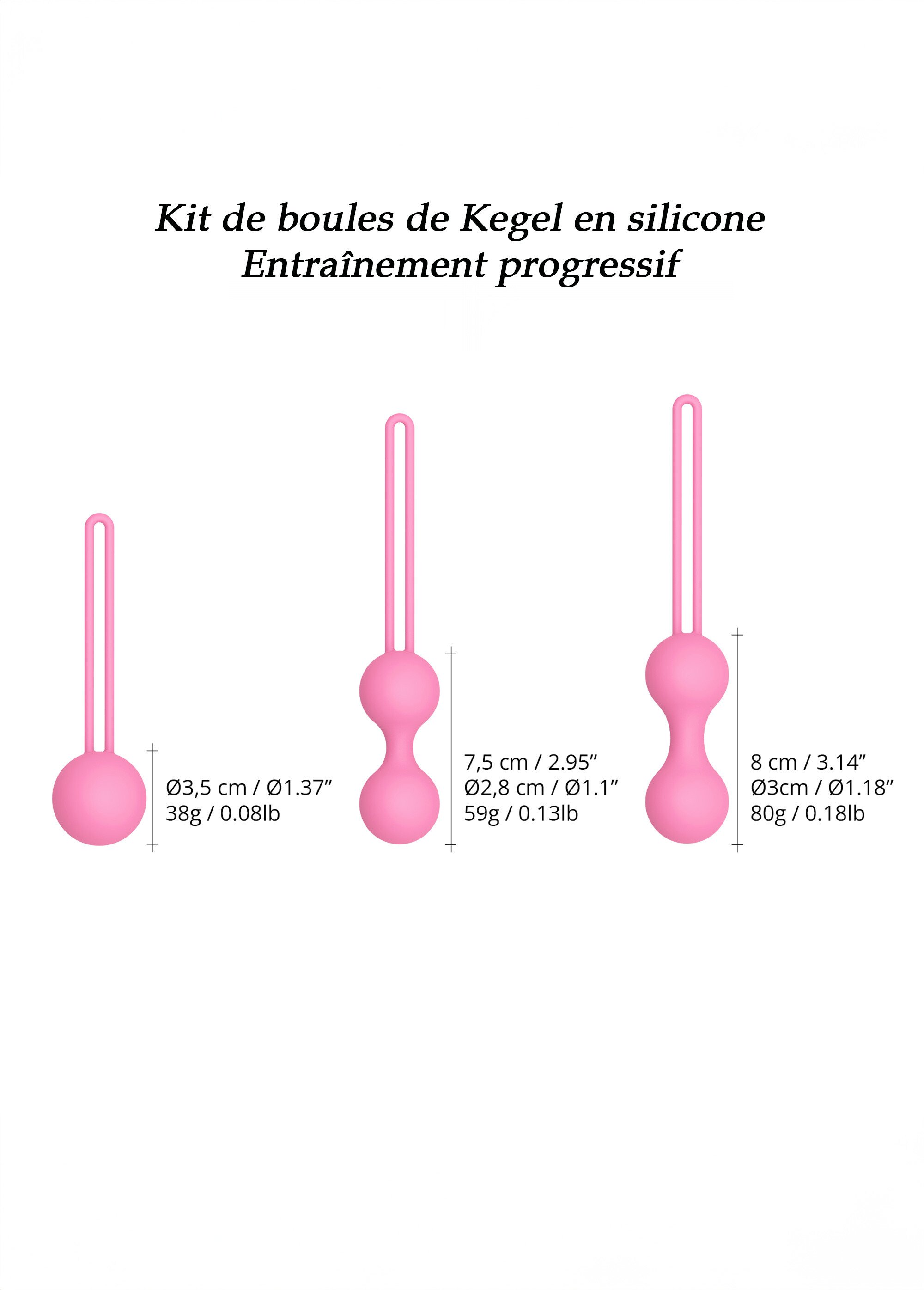 Boules de geisha périnée Per'Fit Kit ROSE LOV-6032480 DE2