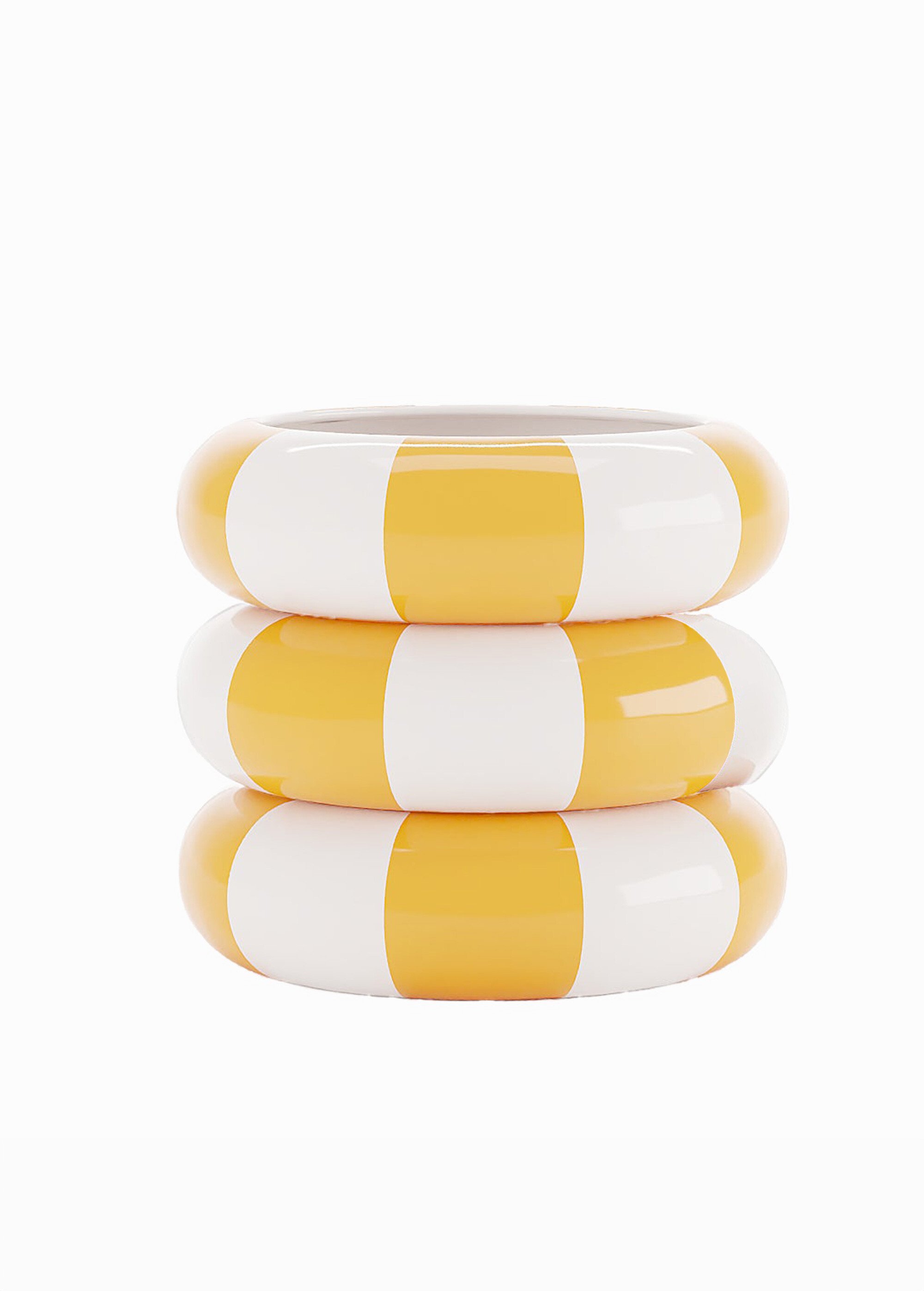 Cache-pot fantaisie en céramique