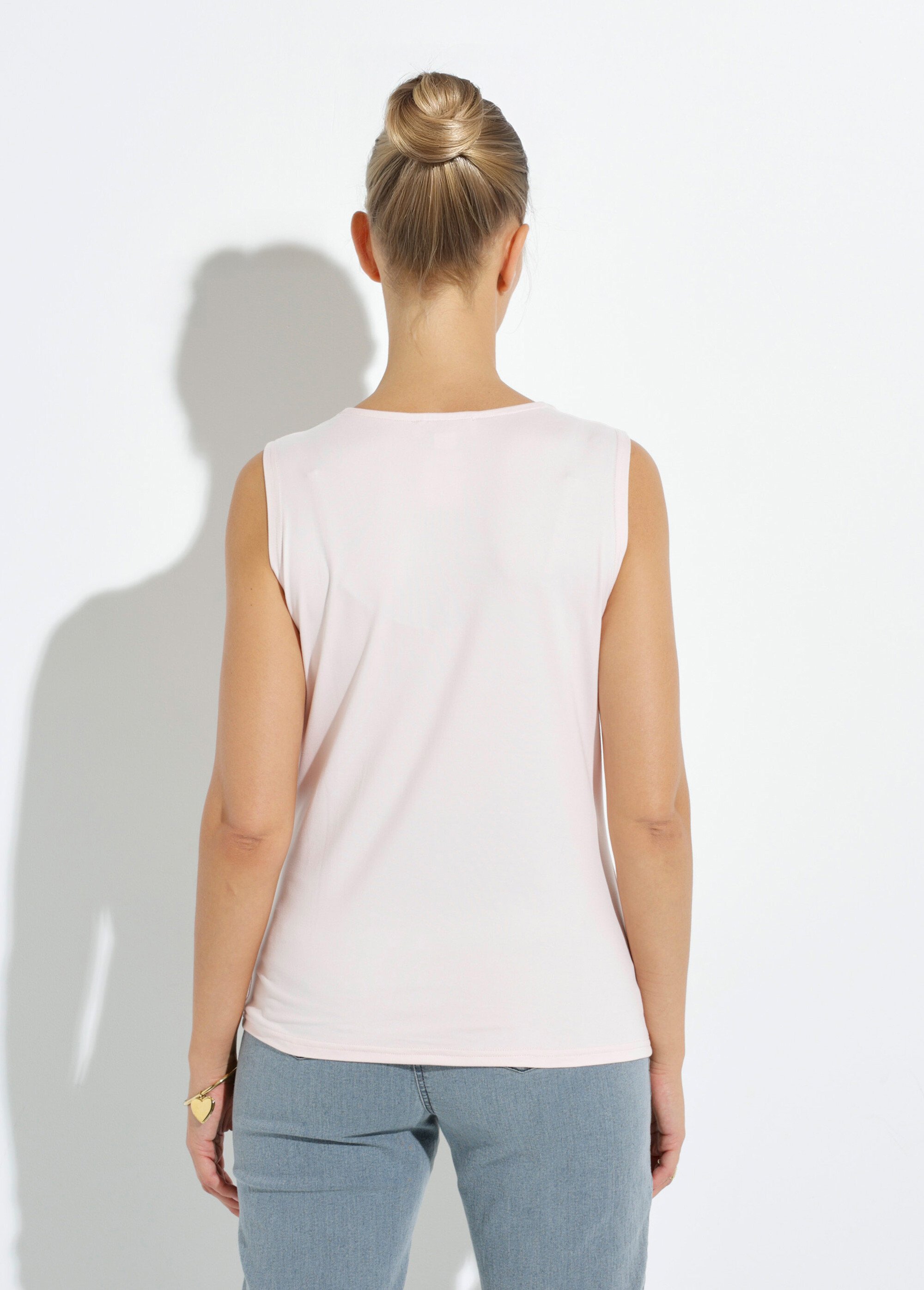 Débardeur col danseuse larges bretelles