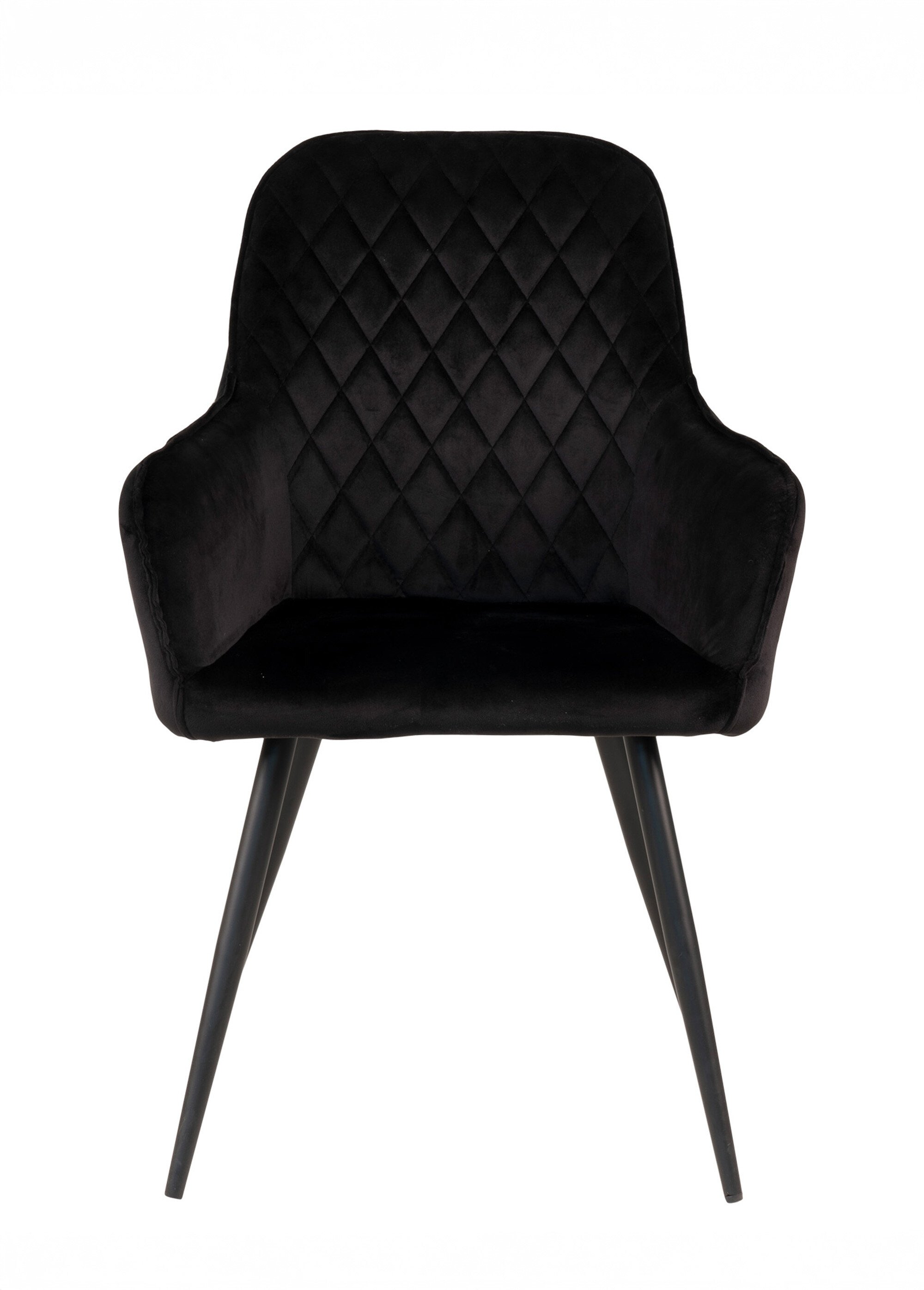 Fauteuil de salle à manger en velours 4N NOIR HN-1001159 DE1