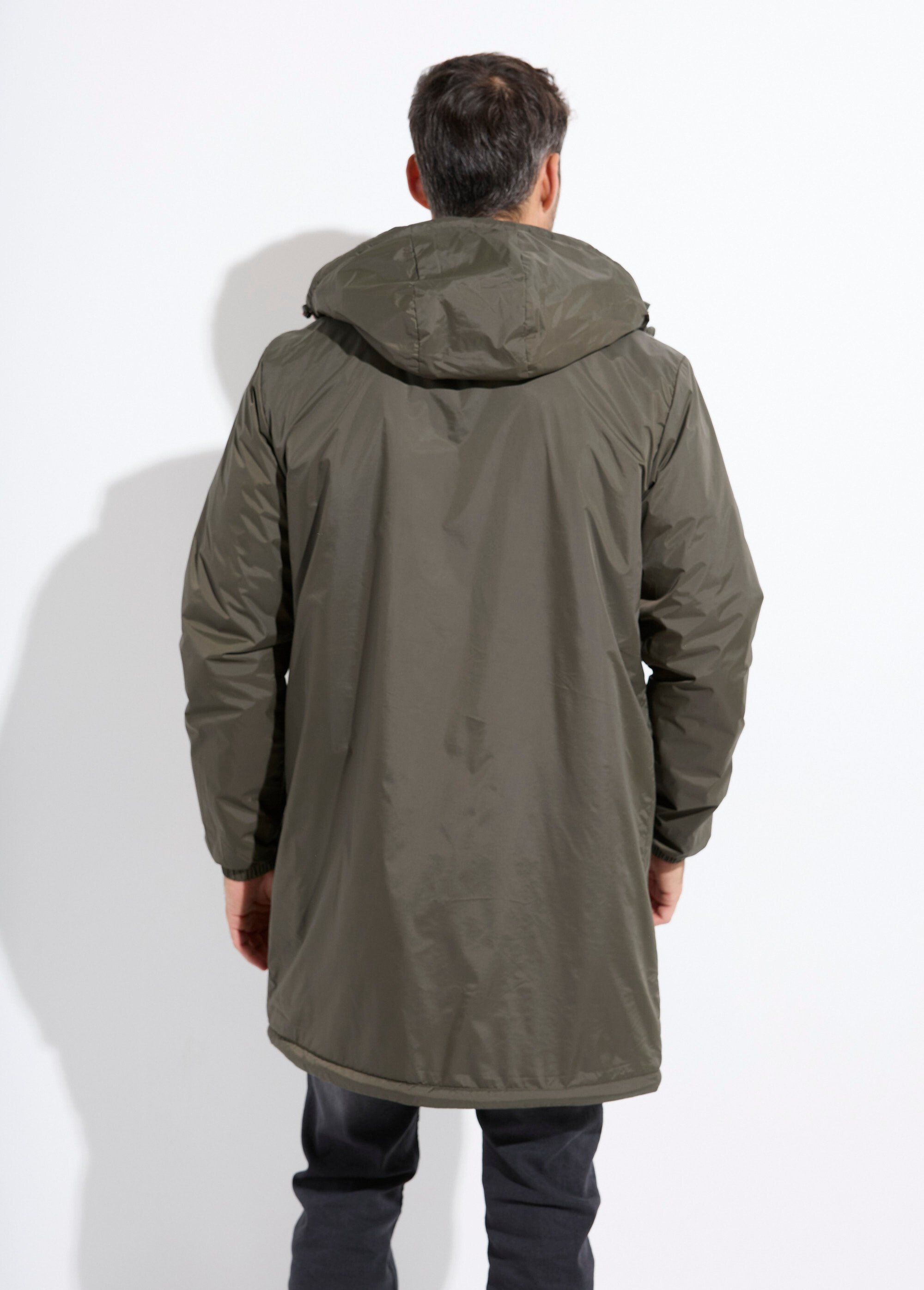 Parka longue chaude fourrée déperlante