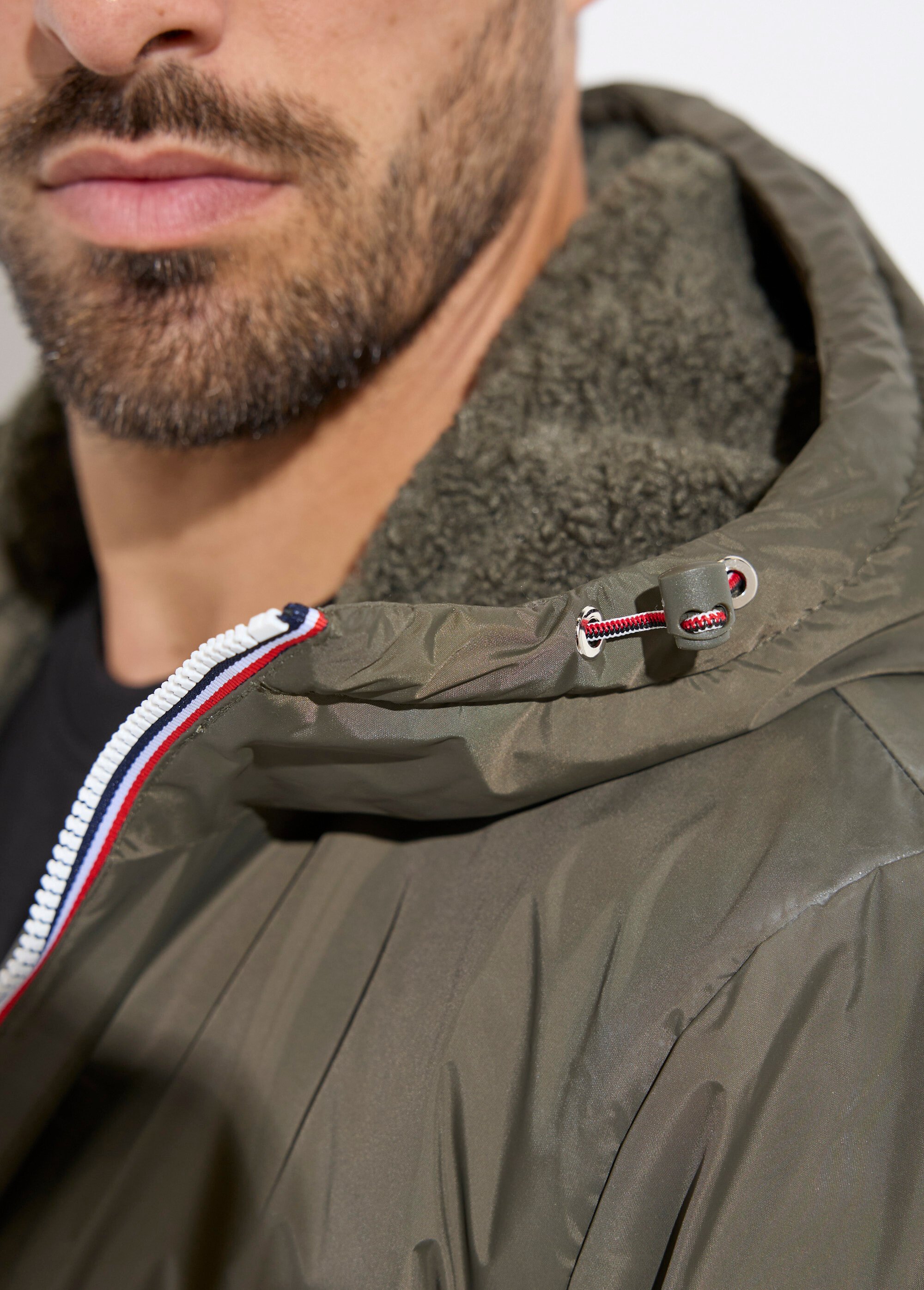 Parka longue chaude fourrée déperlante