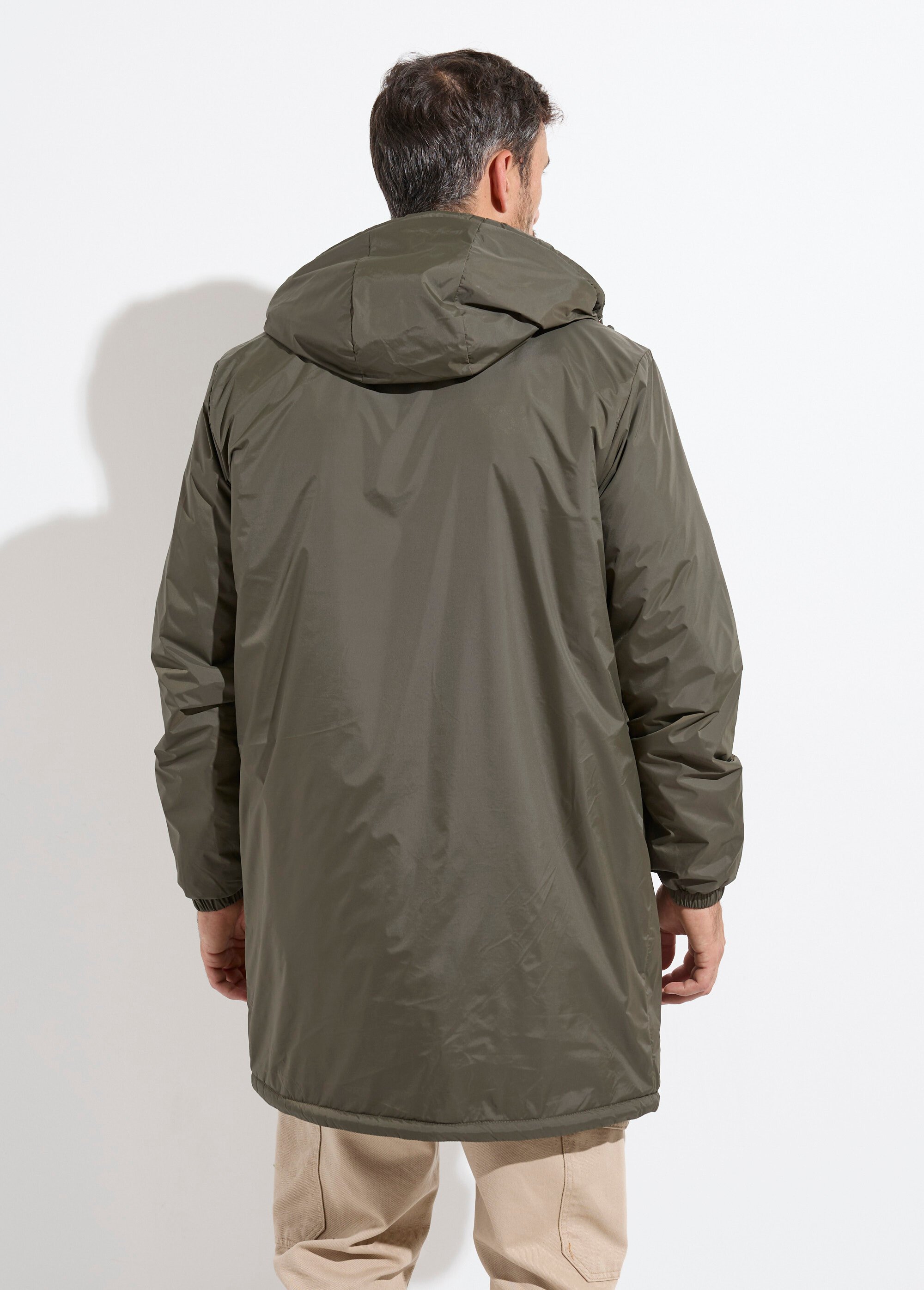 Parka longue chaude fourrée déperlante