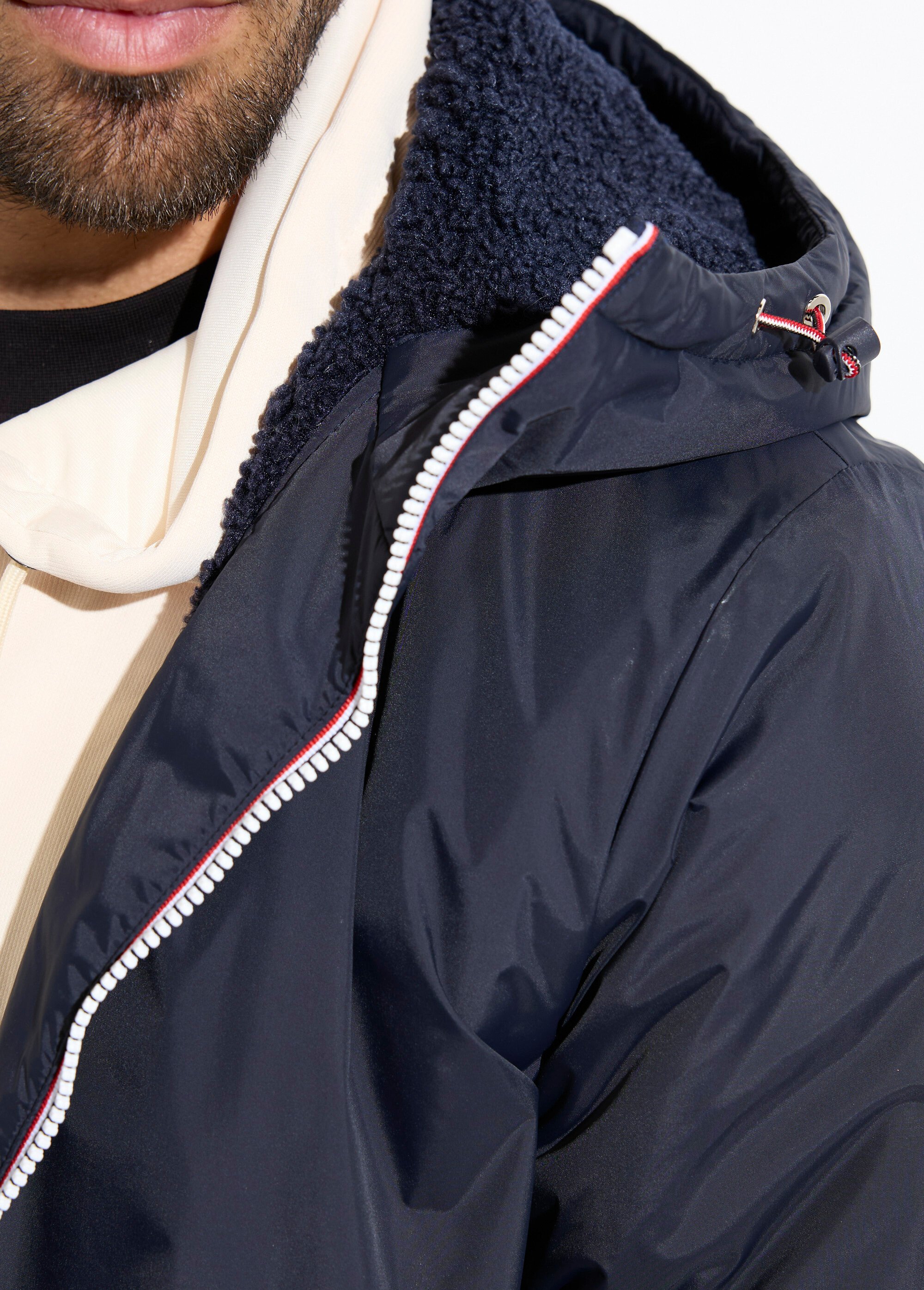 Parka longue chaude fourrée déperlante