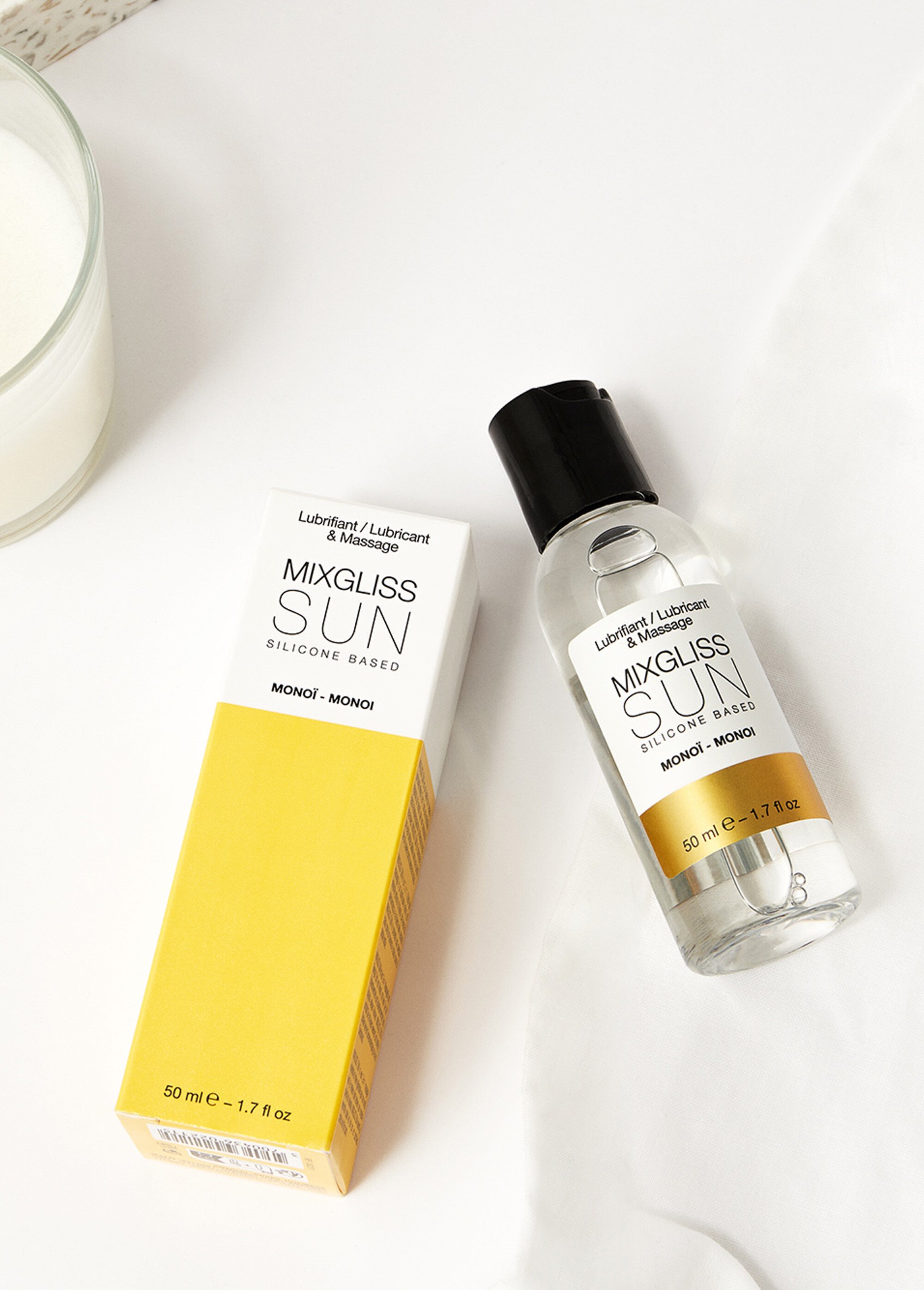Lubrifiant silicone 2 en 1 monoï 50ml TRANSPARENT LOV-602211 OV1