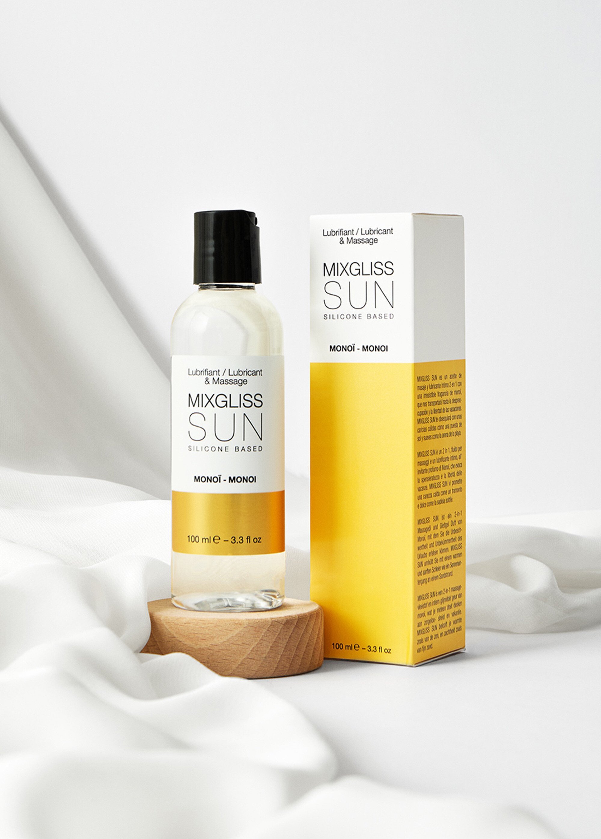 Lubrifiant silicone 2 en 1 monoï 50ml TRANSPARENT LOV-602211 SF1