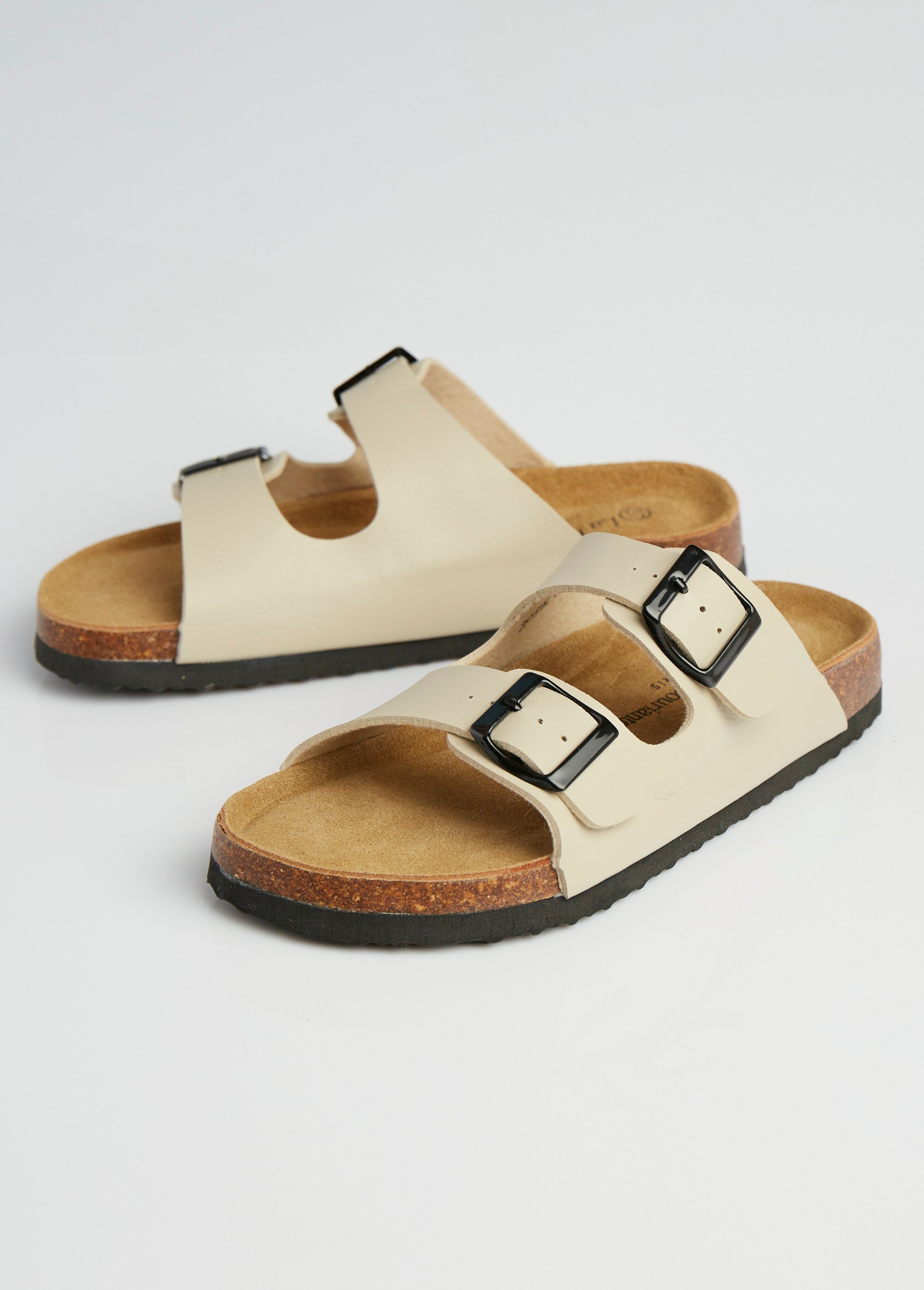 Mules 2 boucles et semelle anatomique
