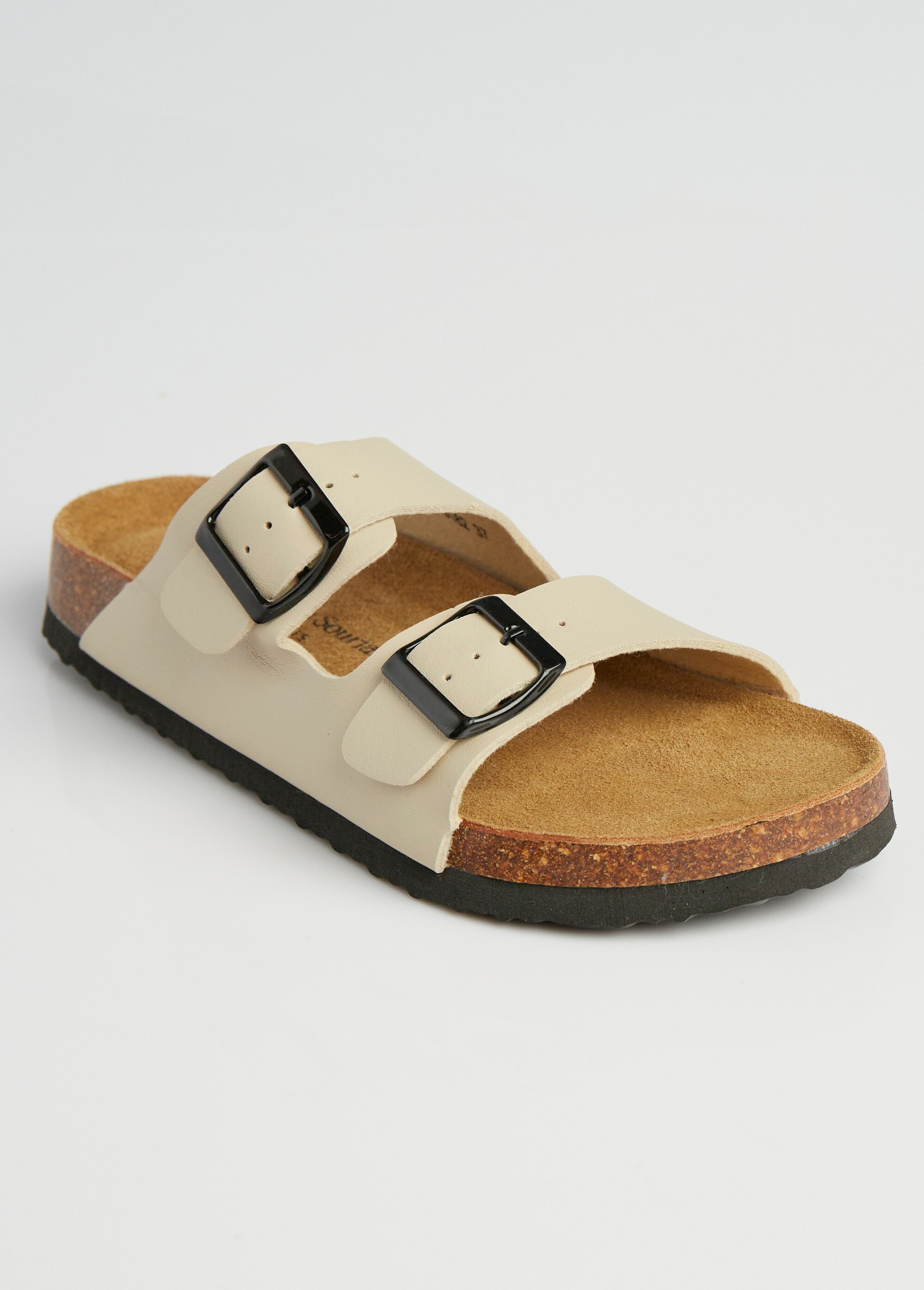 Mules 2 boucles et semelle anatomique
