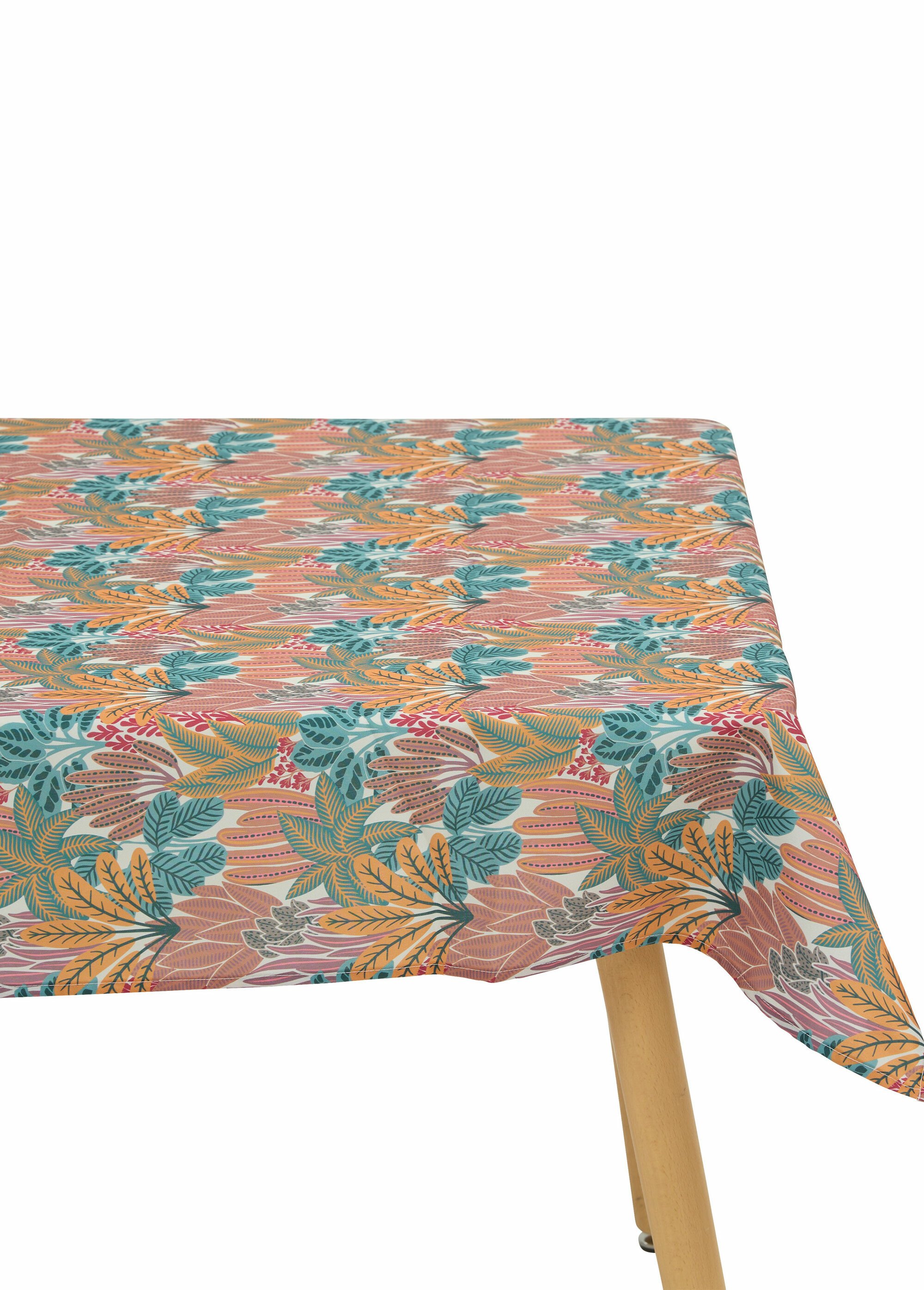 Nappe anti taches, feuillage exotique