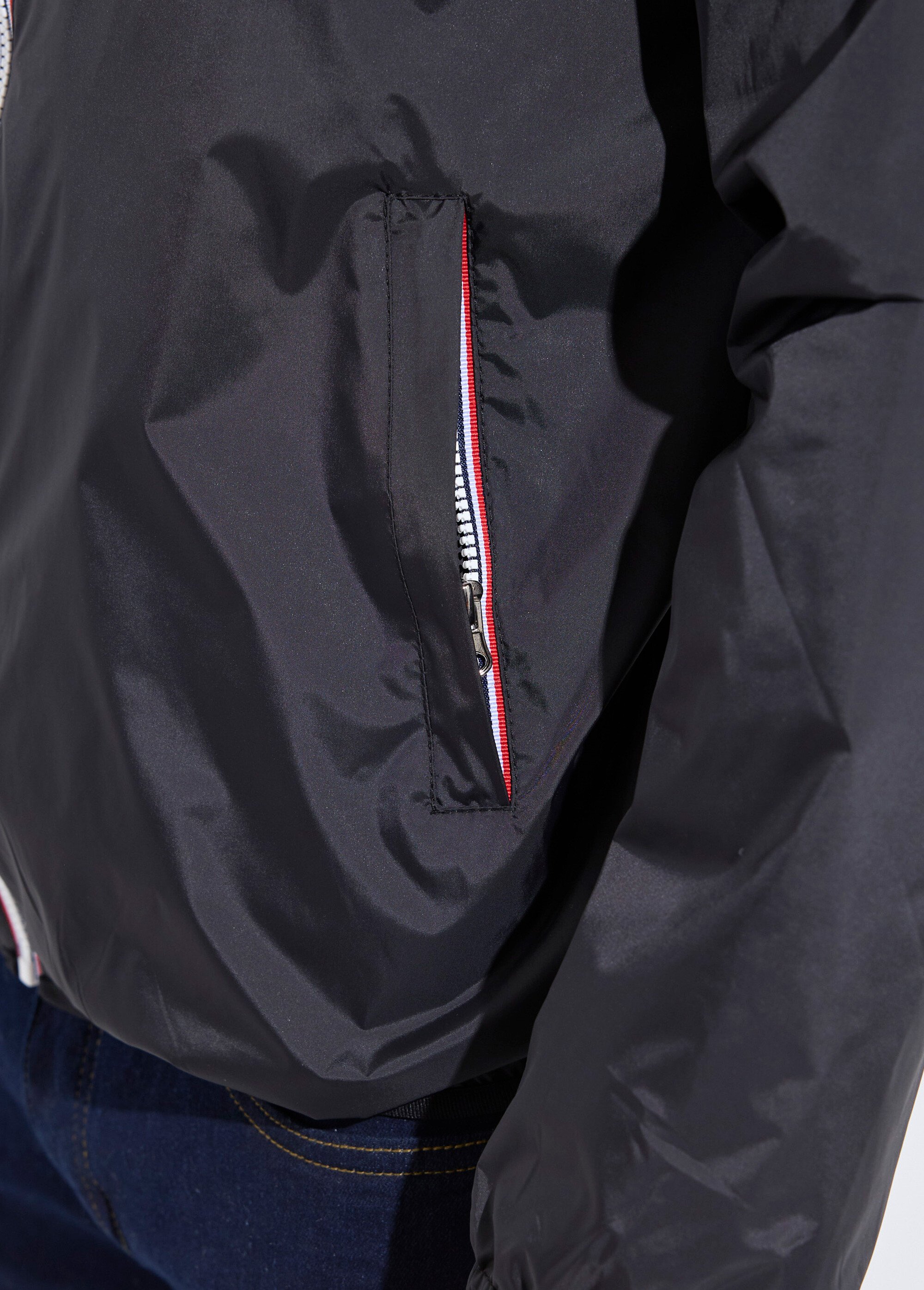 Parka courte déperlante tendance Homme Noir LAU6055 DE2