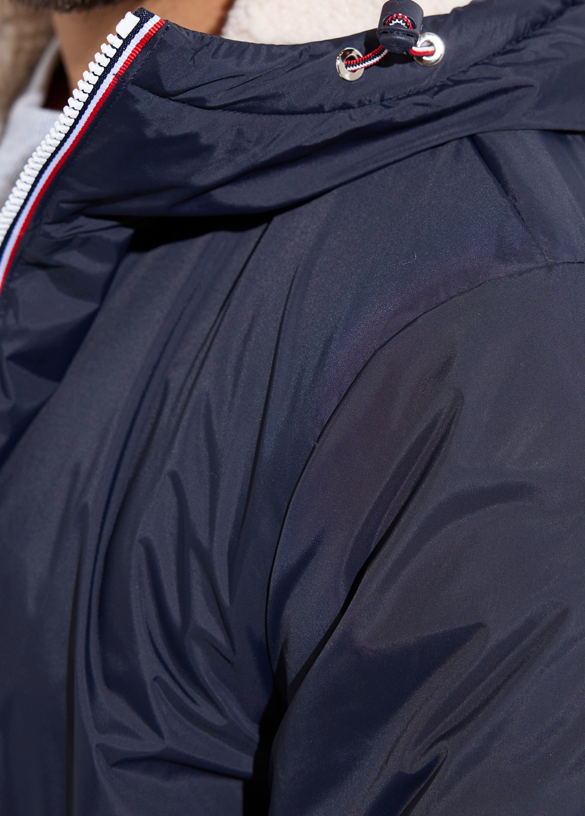 Parka longue chaude fourrée déperlante Homme Bleu LAU23059 DE1