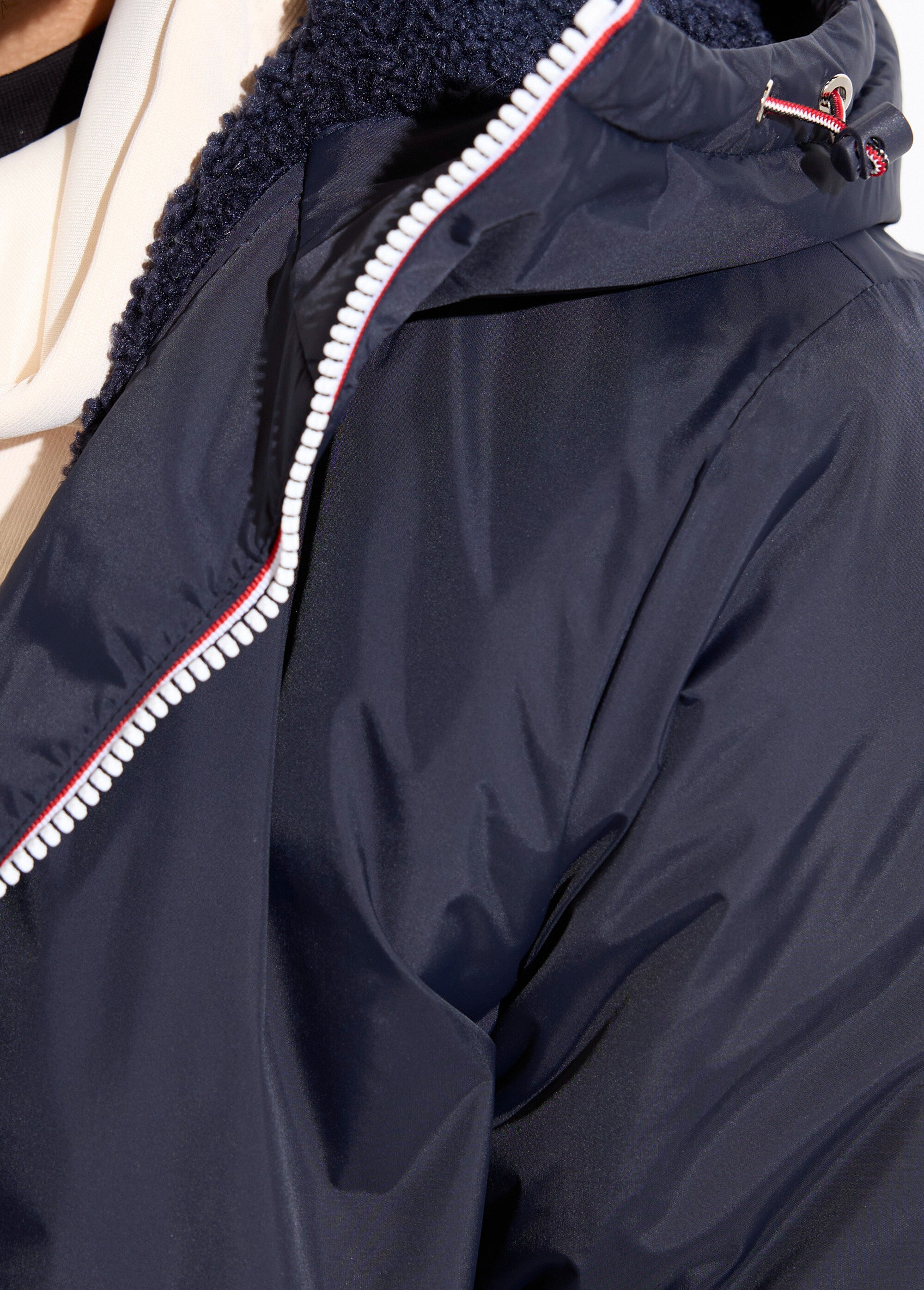 Parka longue chaude fourrée déperlante Homme Bleu LAU23059 DE2