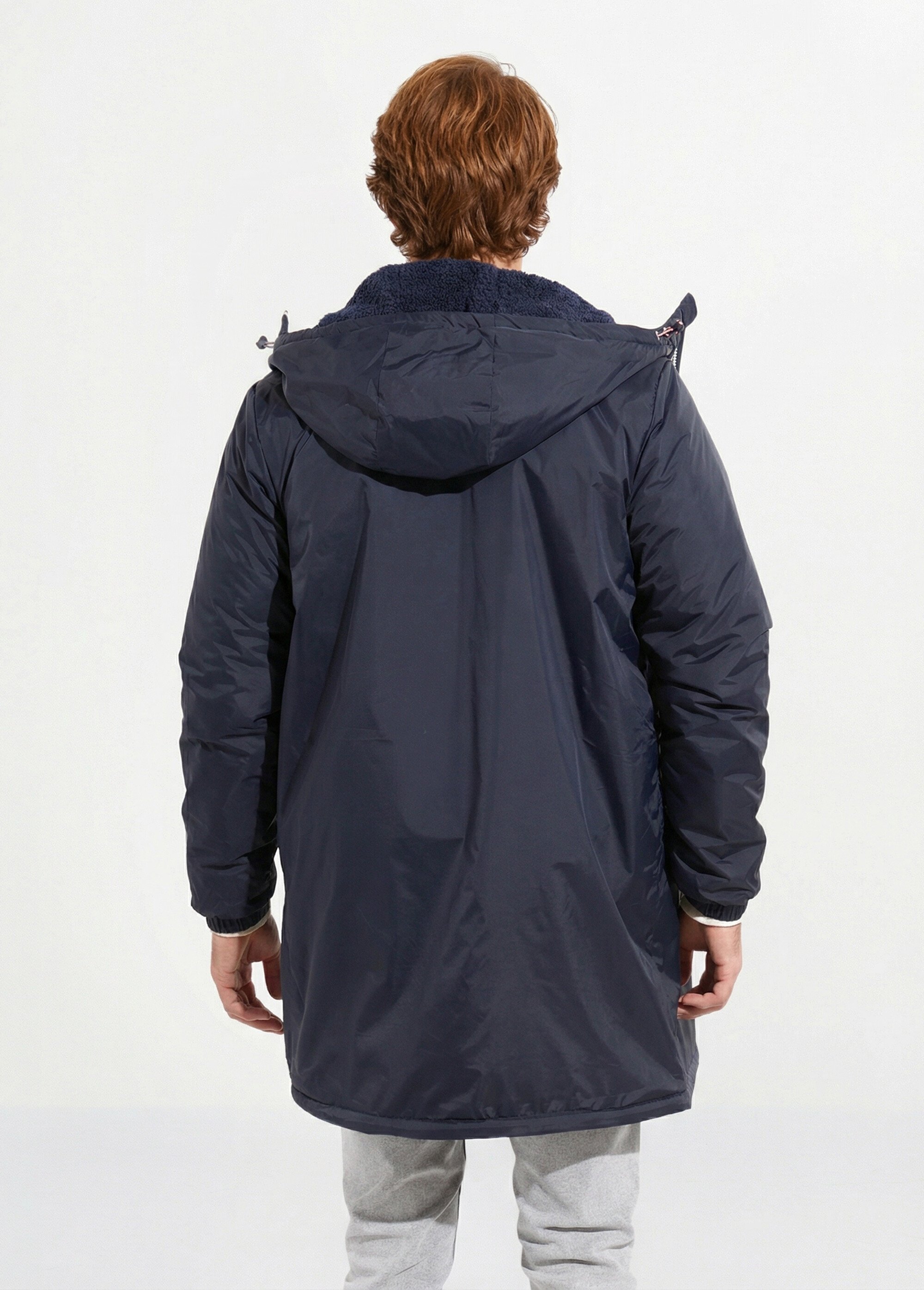 Parka longue chaude fourrée déperlante