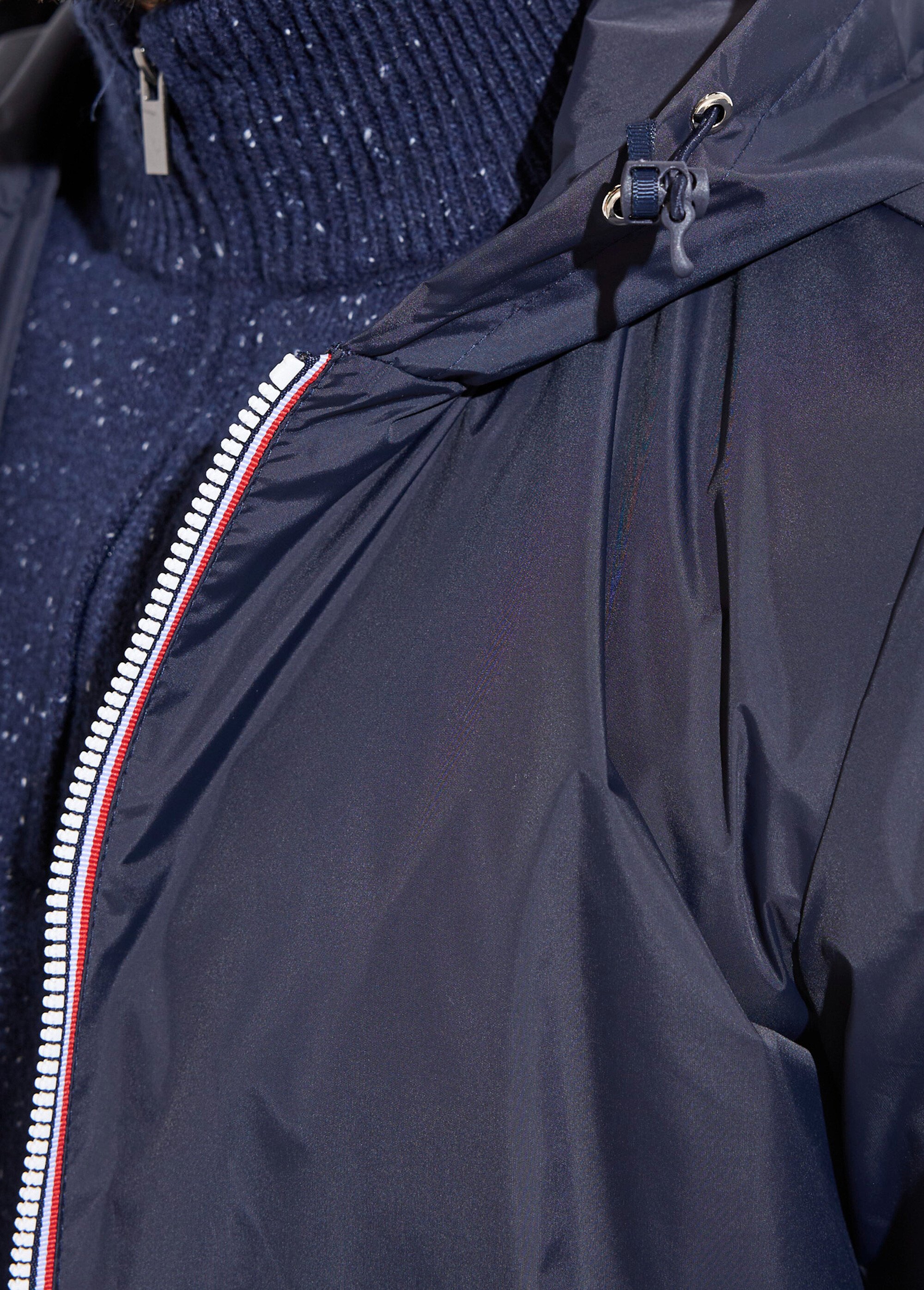 Parka longue déperlante tendance Homme Bleu LAU6056 DE1