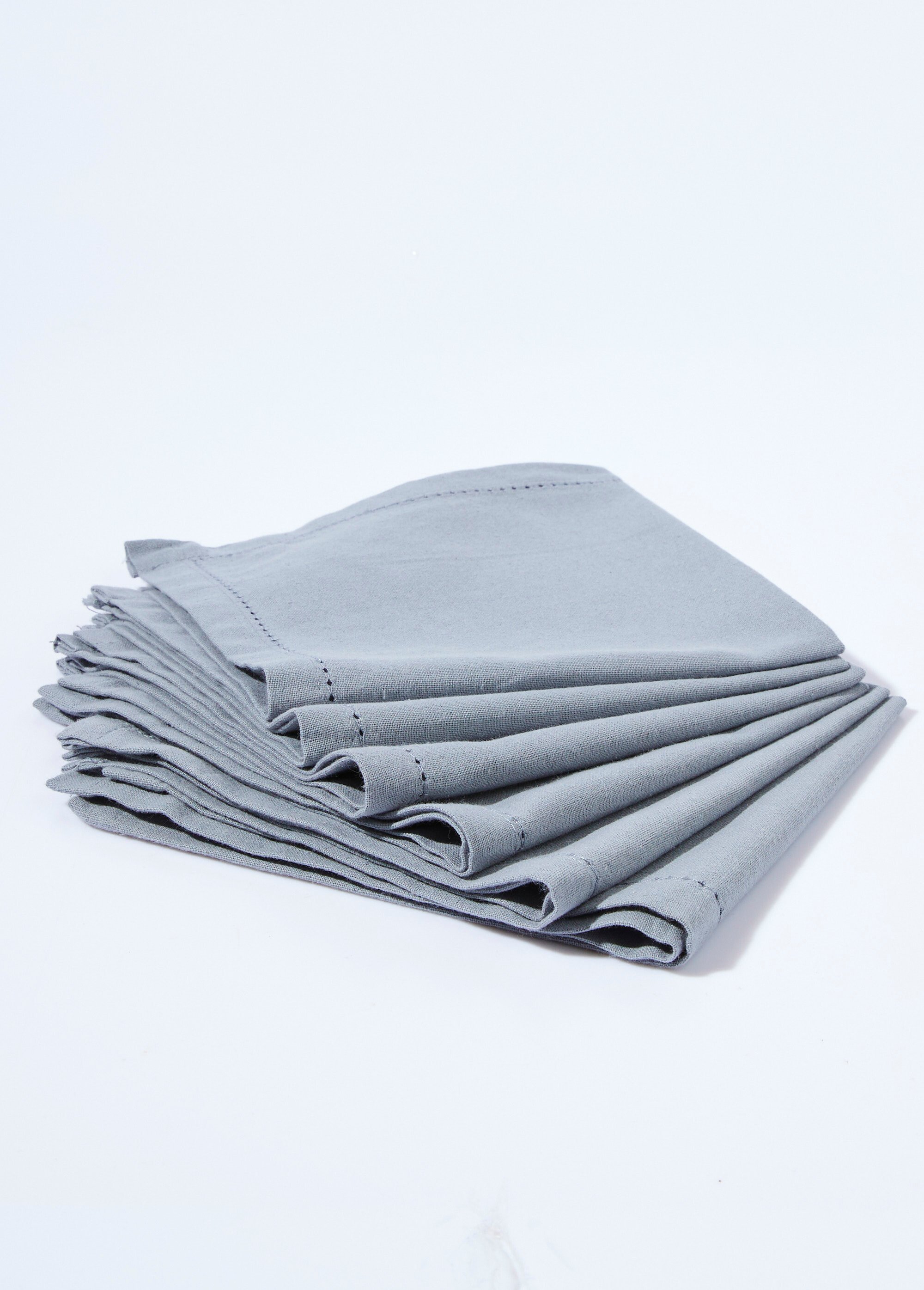 Serviettes de table carrées en coton